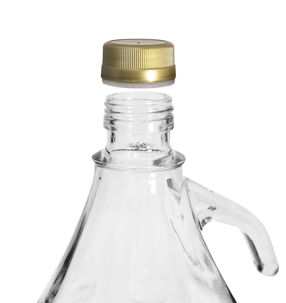 lilawelt24 2X 5L Flasche mit Schraubverschluß + Schwefelpulver GLASBALLON Weinballon GÄRBALLON GLASFLASCHE Flasche Gallone Leere Glasflasche zum Befüllen