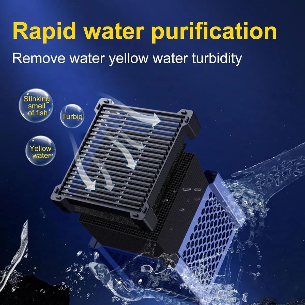 Clever Cube Aktivkohle Pferde, Eco Aquarium Wasserreiniger Würfel, Aktivkohlefilter Pferdetränke, Pferde-Wassertrog Purifier Cube, Wasserfilter Für Wasserreinigung, Für Teiche, Vorratstank (1)