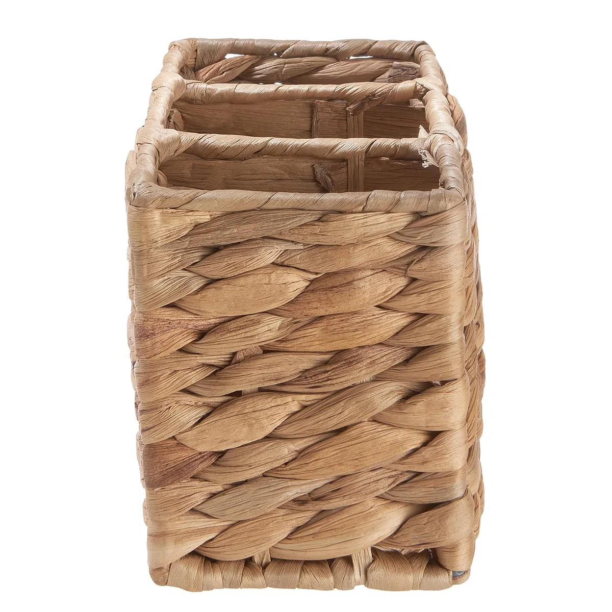 BUTLERS Besteckkorb 23 x 10cm Natur Farbe -RUSH ROPE - geflochten Besteckhalter & Küchenutensilienhalter aus Wasserhyazinthe | Küche Accessoires & Besteck Organizer
