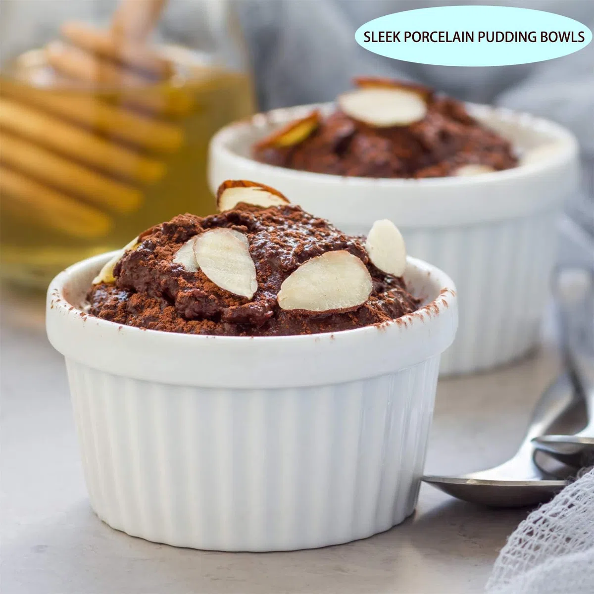 8 Stück Creme Brulee Schälchen,Souffle Förmchen Backofenfest,Ofenfeste Förmchen,Keramik Ramekins für Ragout Fin Schalen,Leckere Würzfleisch,Muffin,Panna Cotta,7.5cm 120 ml,Weiß