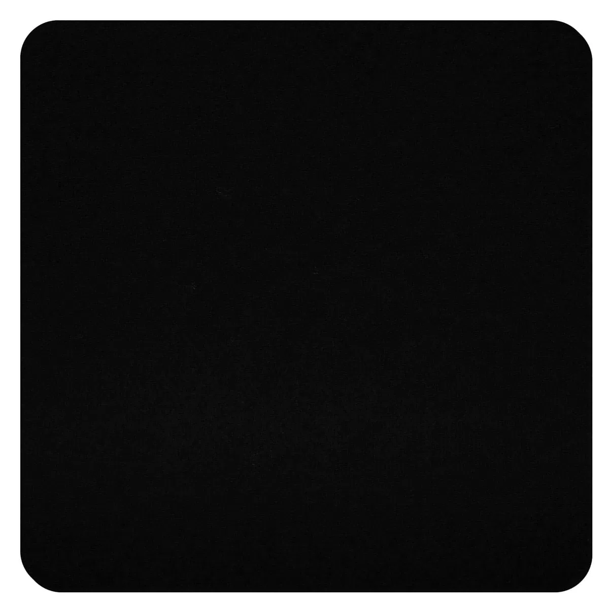 Schwarzes Filz Quadrat mit gerundeten Ecken - Deko Basteln 3-60 cm, Pack mit:100 Stück, Höhe x Breite:3x3cm