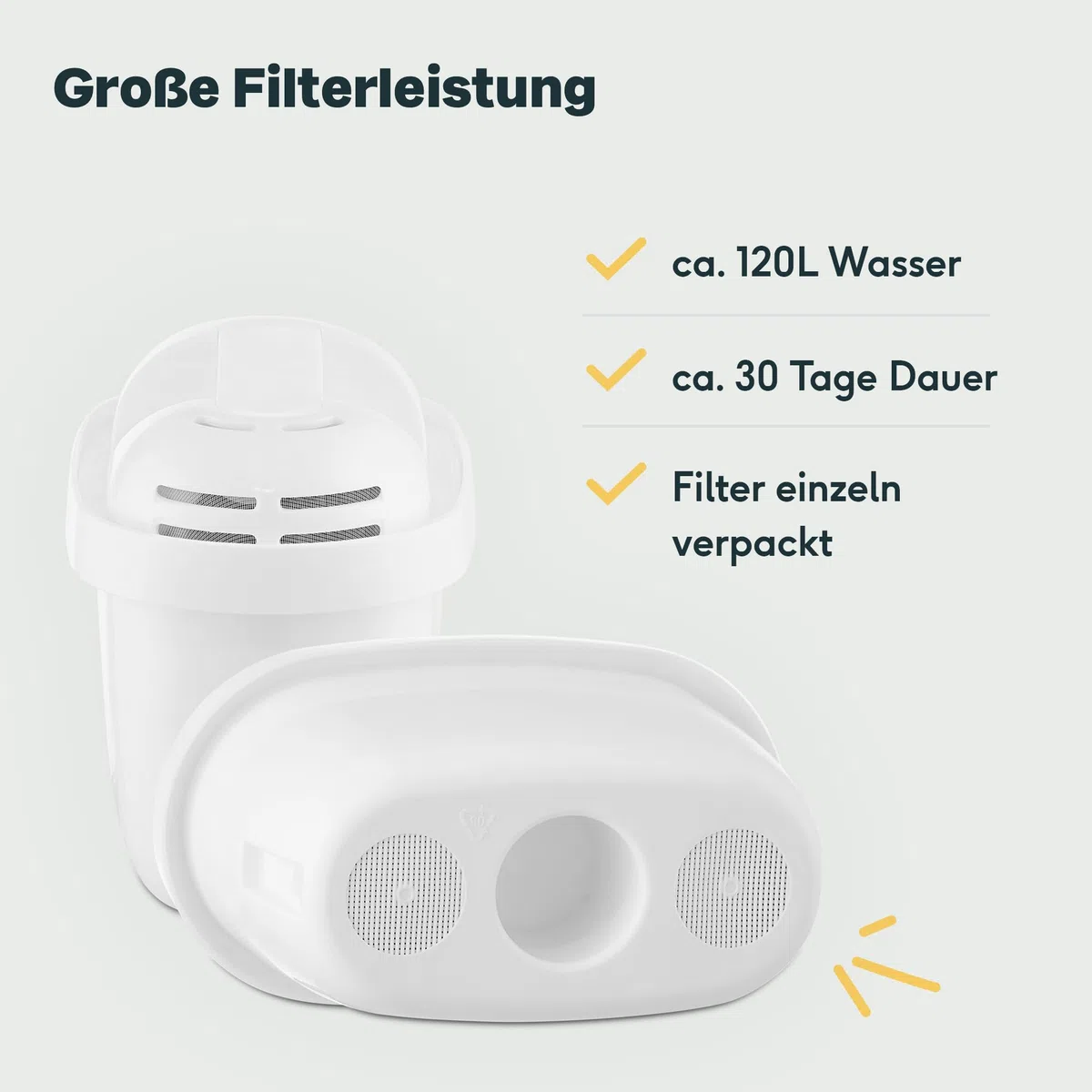 SILBERTHAL Wasserfilter Kartuschen - Reduziert Kalk, Chlor und Verunreinigungen - Filterkartuschen kompatibel mit Brita Maxtra und SILBERTHAL Filterkannen - 3er Pack