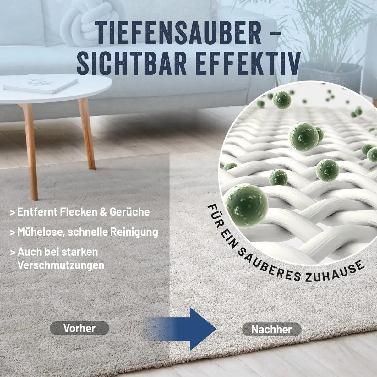 CLEANmaxx Teppich-Shampoo 1 x 1000 ml | Perfekte Kombination mit dem Hartboden- und Teppichreiniger PRO, auch für andere Wasch- und Teppichsauger geeignet | Spezialfleckenformel und Farbauffrischer