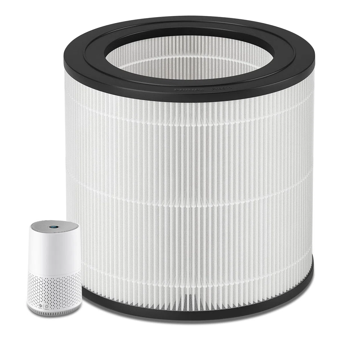 FY0611 Ersatzfilter, Filter für Philips Luftreiniger 600 Serie AC0650, AC0651, mit Vorfilter und HEPA NanoProtect Entfernt effektiv Rauch, Gerüche, Allergene und Pollen (FY0611/30)