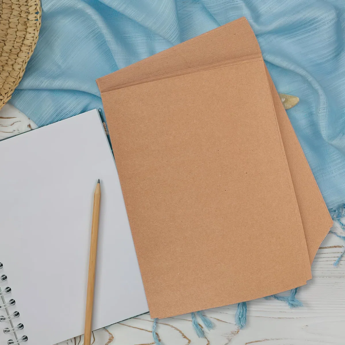 Angoily Kartonbögen mit Zuverlässigen und Schützenden Trennwänden Khaki aus Papier 50 Stück zum Basteln und Zeichnen für Büroorganisation und Kreative Projekte