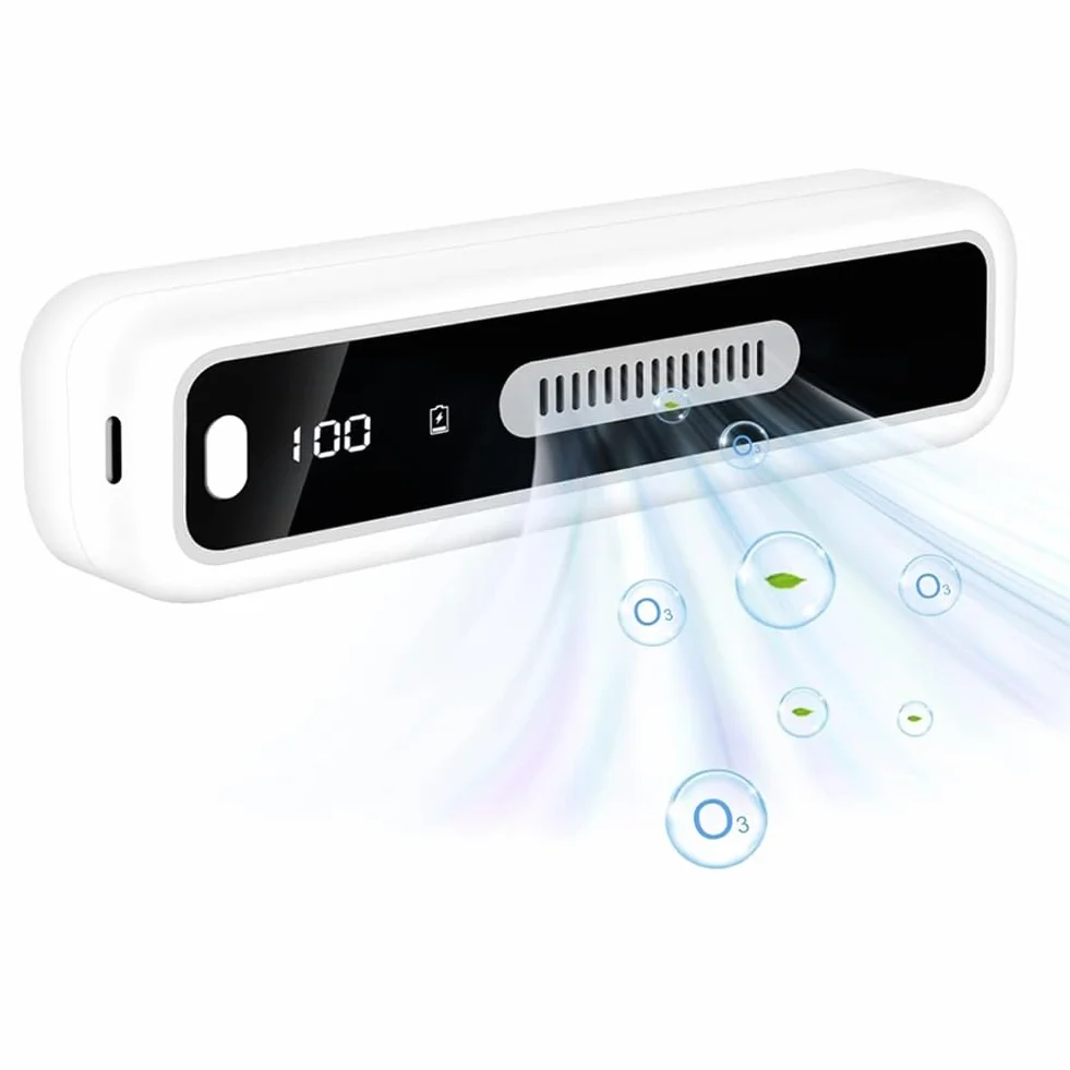 Correa Mini-USB-Kühlschrank-Deodorant mit LED-Anzeige, Wiederaufladbarer Kühlschrank-Deodorant, Wiederverwendbar