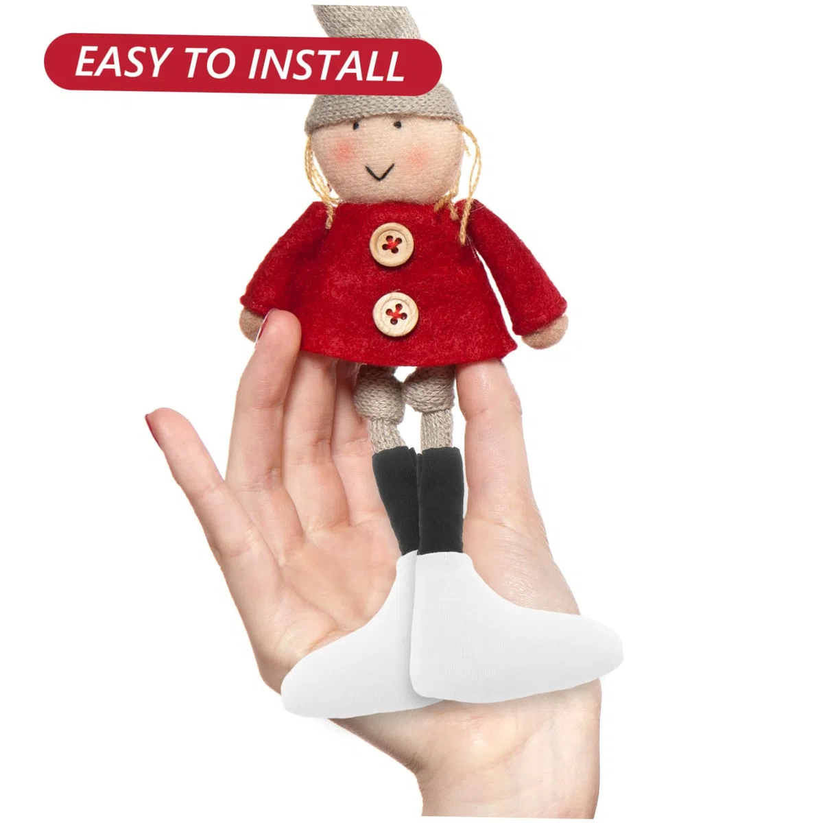 10 Stück Puppenzubehör Selbstgemacht Puppenfuß aus Baumwolle Gefüllte Kleine Puppenfußteile für Handgemachte Projekte Flexibel und Einzigartig Gestaltet