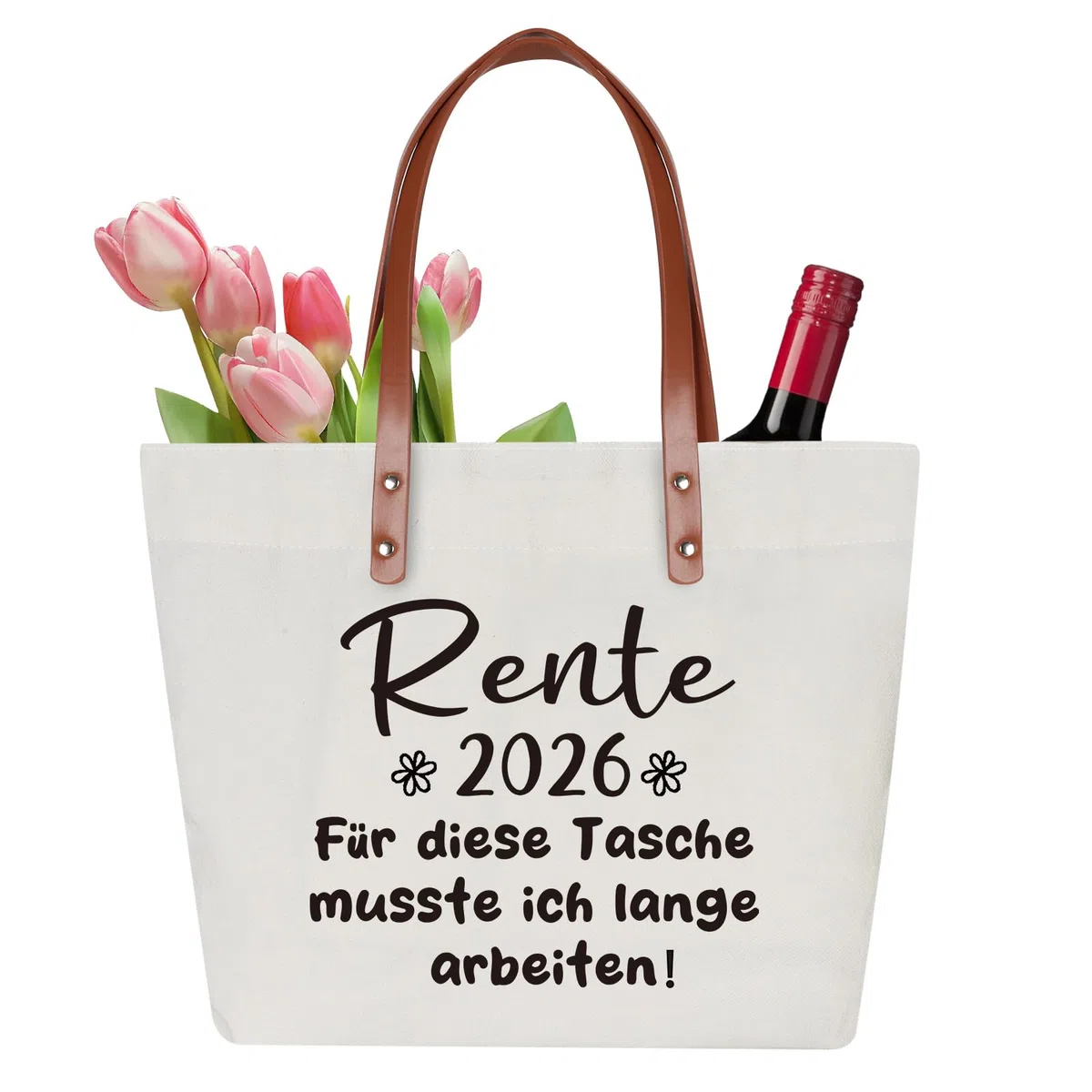 Rentner Tasche für Frau Mann, Geschenke zum Ruhestand, Tote Bag für Renteneintritt, Einkaufstasche als Ruhestandsgeschenk, Abschiedsgeschenk Rentner Tasche, Geschenke für Kollegin zum Ruhestand