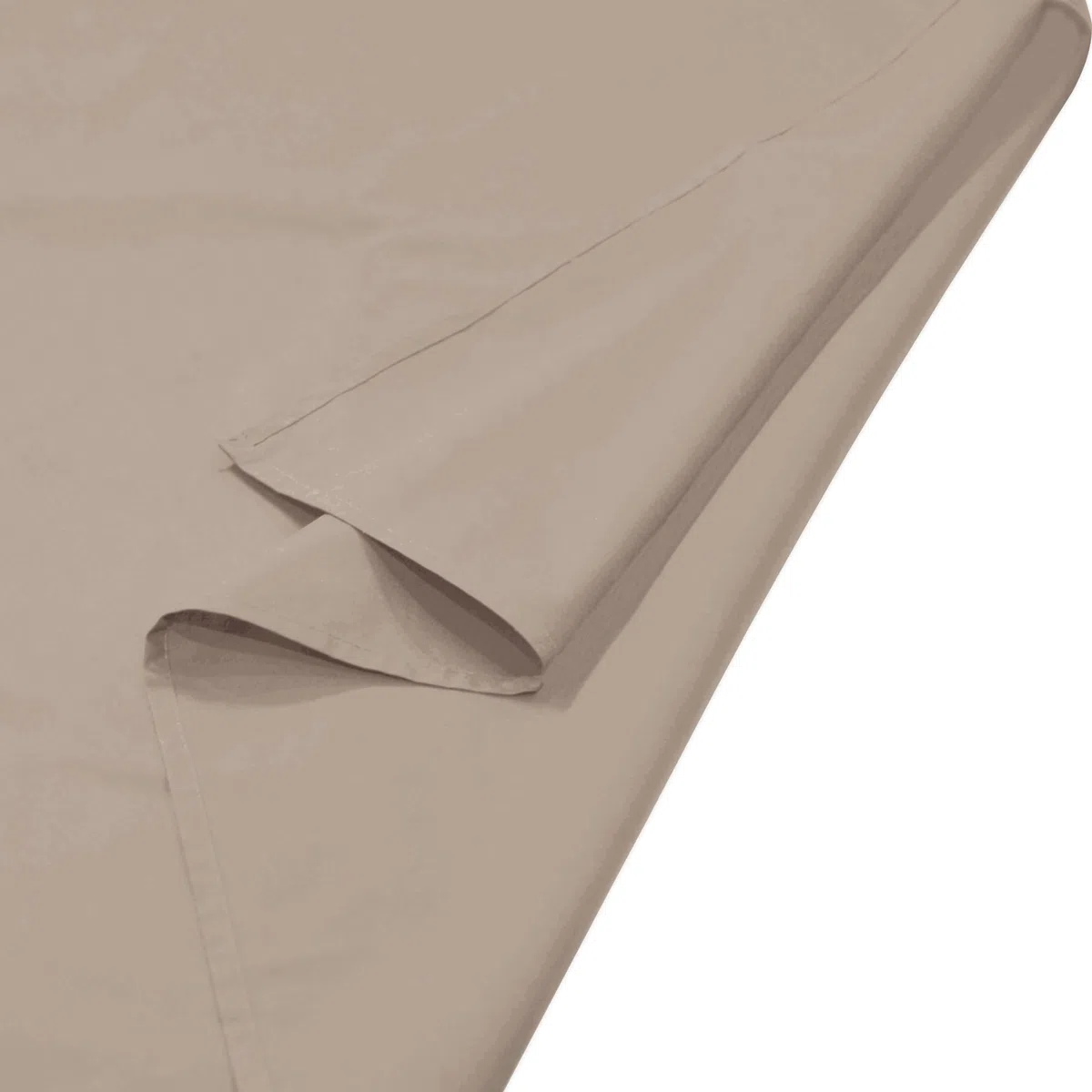 Glatte Bettlaken ohne Gummizug Bettlaken 140 x 200 cm Graubraun Uni Baumwolle Einfache Klassische Hotel Bettücher ohne Spanngummi Laken Leintuch Haushaltstuch Doppelbett Singles Einzelbett