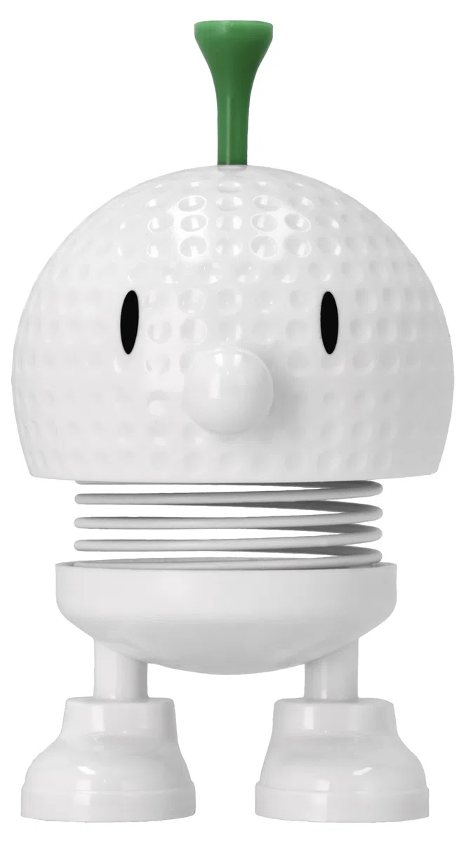 Hoptimist Golf Bumble, Golf Zubehör, Deko & Glücksbringer, Lustiges Gadget oder Geschenk für Golfliebhaber, Höhe 7,6 cm, Durchm. 5,8 cm