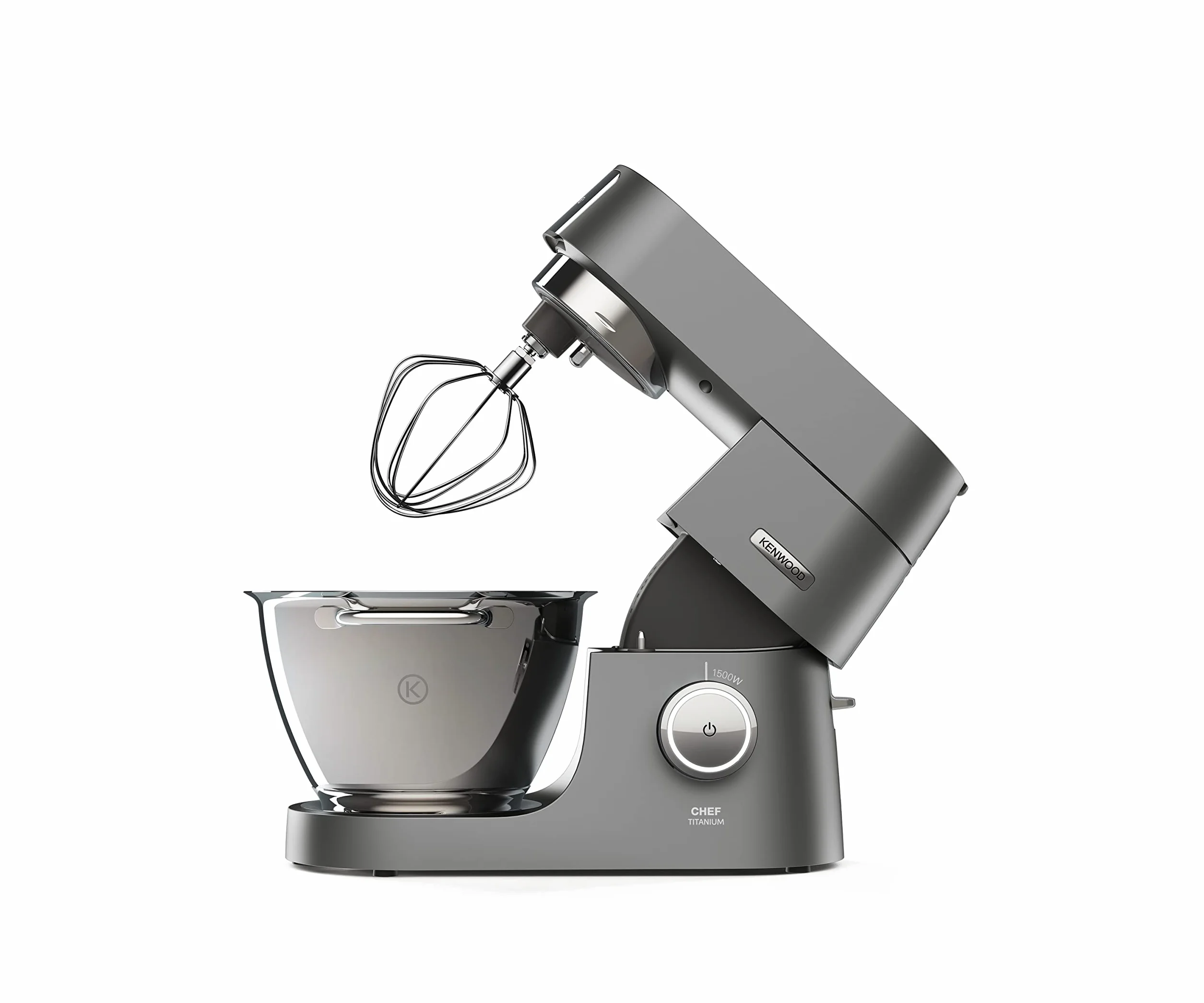 Kenwood Schneebesen aus Edelstahl KAT51.000SS, Zubehör für Kenwood Küchenmaschinen, Ballonschneebesen passend für alle Chef Küchenmaschinen, Spülmaschinenfest, Edelstahl, Silber