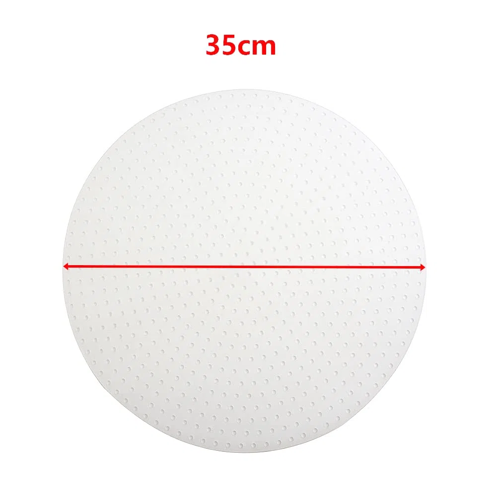ZYWUOY Silikon-Reismatte, 35 cm Durchmesser Reiskocher brennfest Silikon-Pad Antihaft-Hitzebeständige Hot Pad für kommerzielle Reiskocher, Kochen, Knödel, Backen, Gebäck