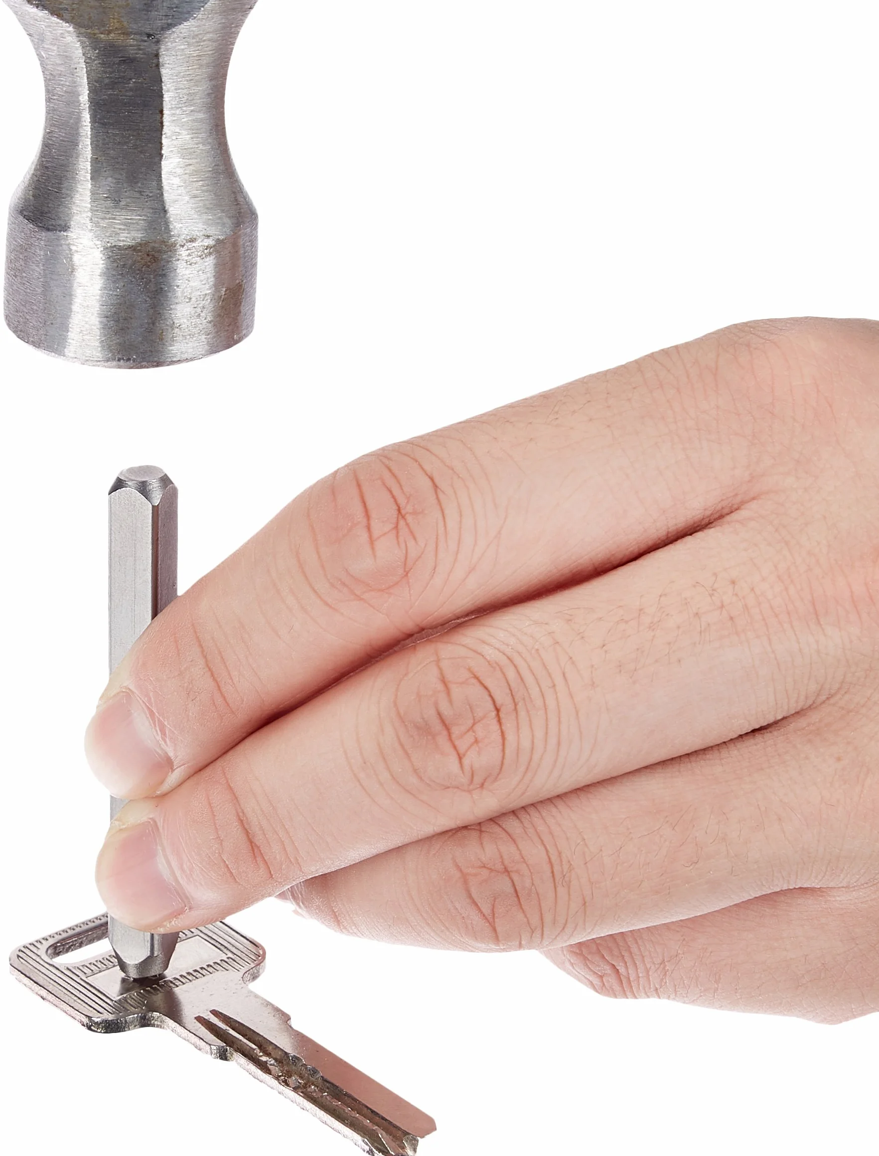 Amazon Basics Schlagbuchstaben Stanz-Kit für Metall und Leder - 4 mm