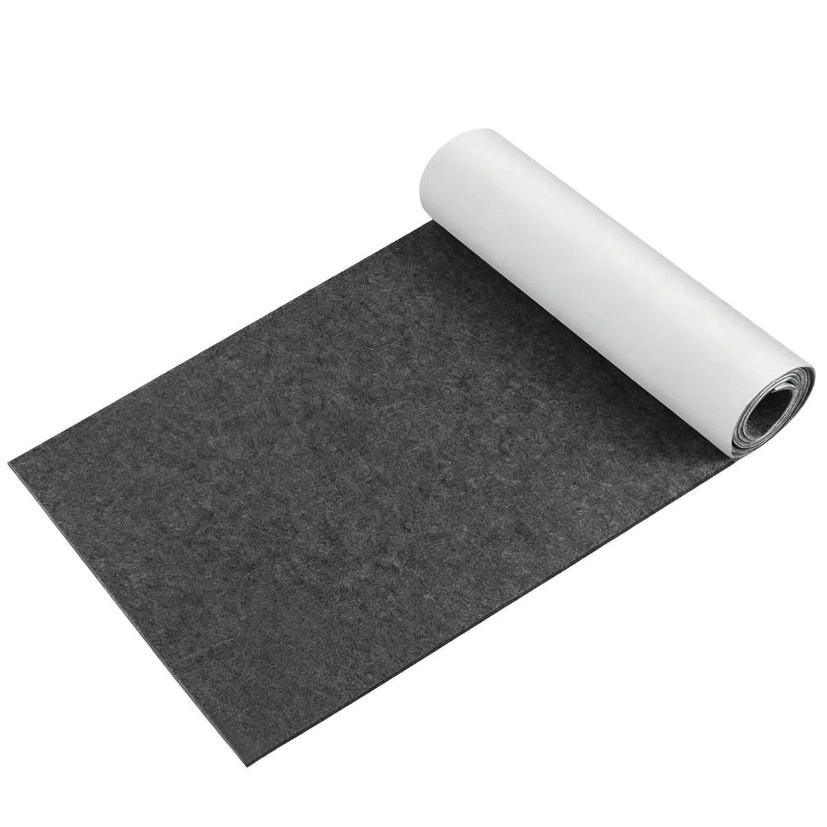 Felt Self-Adhesive Light 3 mm, 40 x 220 cm Adhesive Felt, Self-Adhesive, Felt Stretch Fabric, Non-Woven Self-Adhesive Felt Fabric for DIY Box Liner, Couch, Table Legs, Cup Mat (Dunkelgrau)
