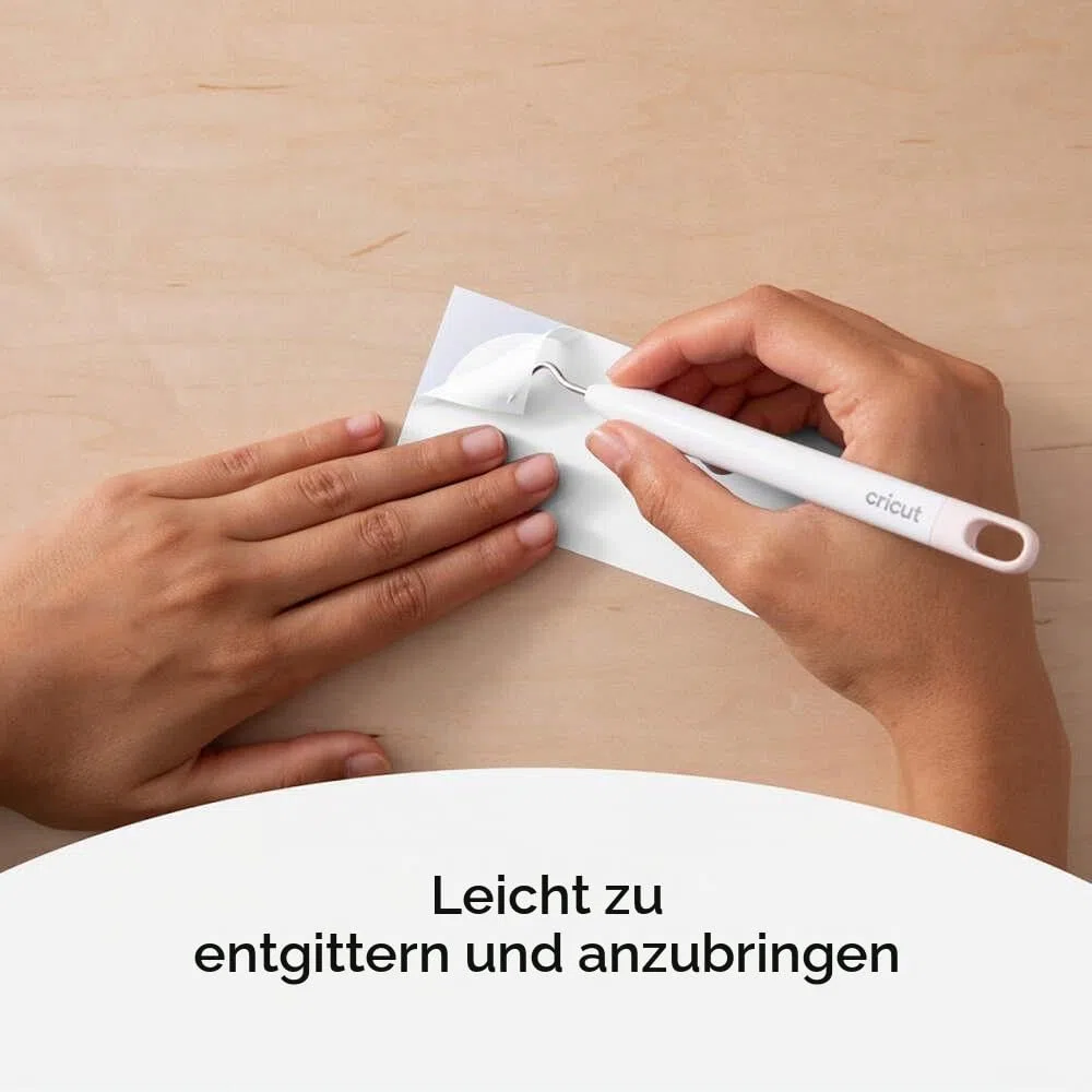 Cricut Iron-On mit UV-aktivierter Farbveränderung | Weiß <->Yelow | 30,5cm x 48cm (12" x 19") | Wärmeübertragungs-Vinylrolle (HTV) | Für alle Cricut-Schneidemaschinen