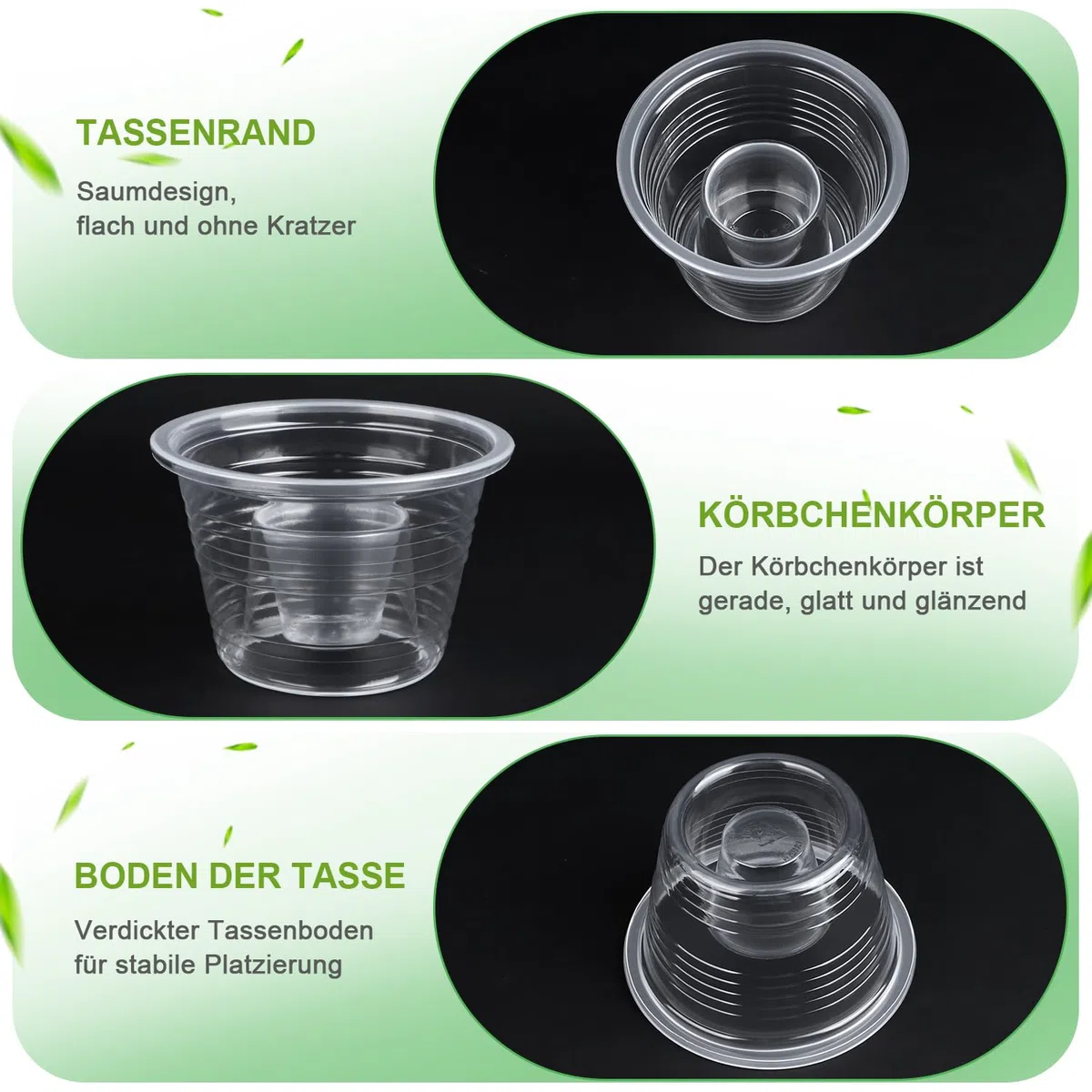 Schnapsgläser 100 Stück Plastik Bomb Shot Becher für Jägerbomb Wiederverwendbar Spirituosenbecher
