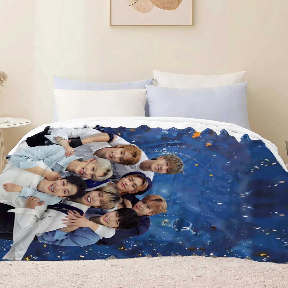 Strraykiid Decke Bettwäsche, Strraykiid Decke Geschenk für Fans, 100 * 150cm Mehrzweck-Flanelldecke für Sofa, Büro, Kniepolster, Bett, Auto