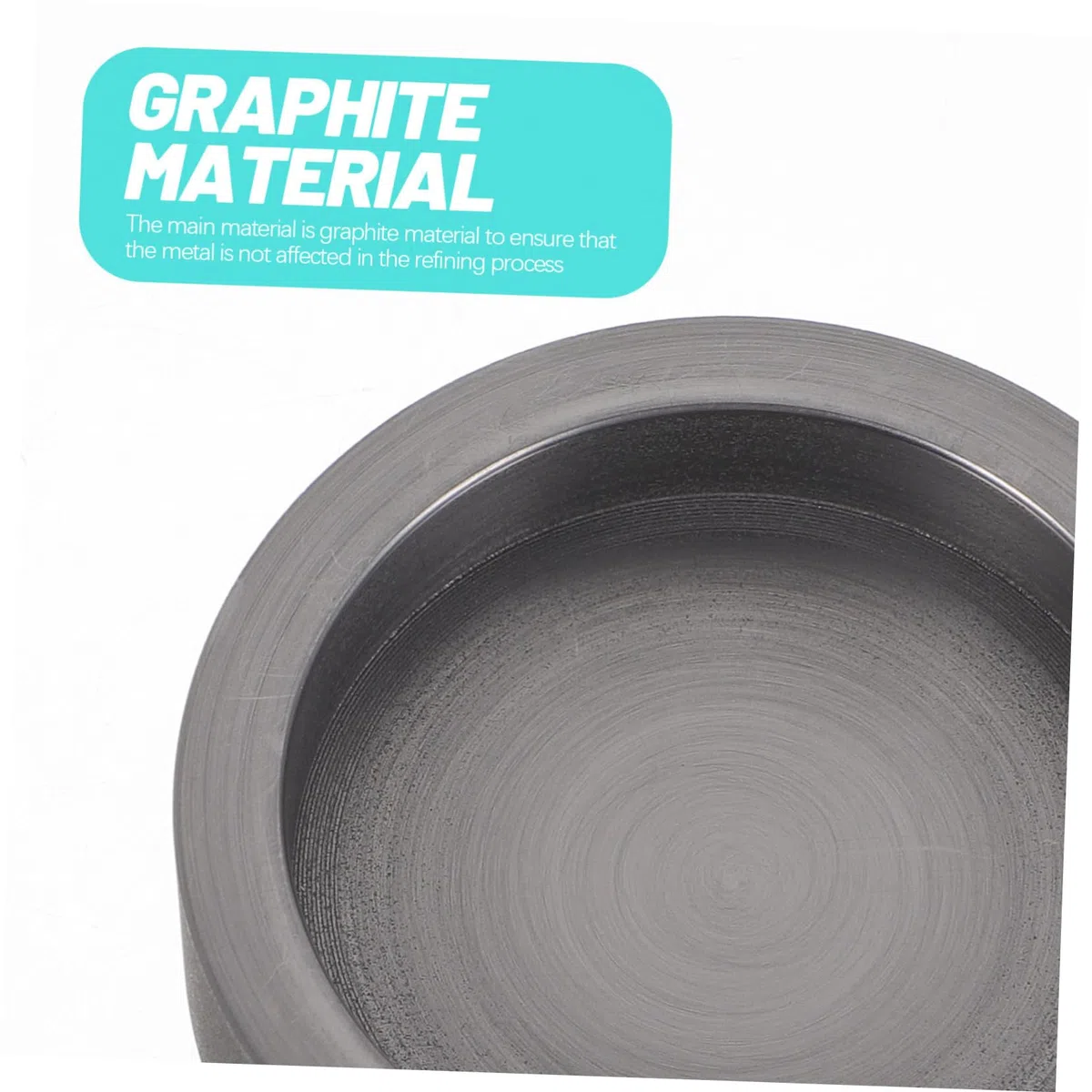 Graphittiegel aus Graphit 10ml Fassungsvermögen mit Starker Plastizität und Stabilität für Metallgießen im Luft und Elektrobereich