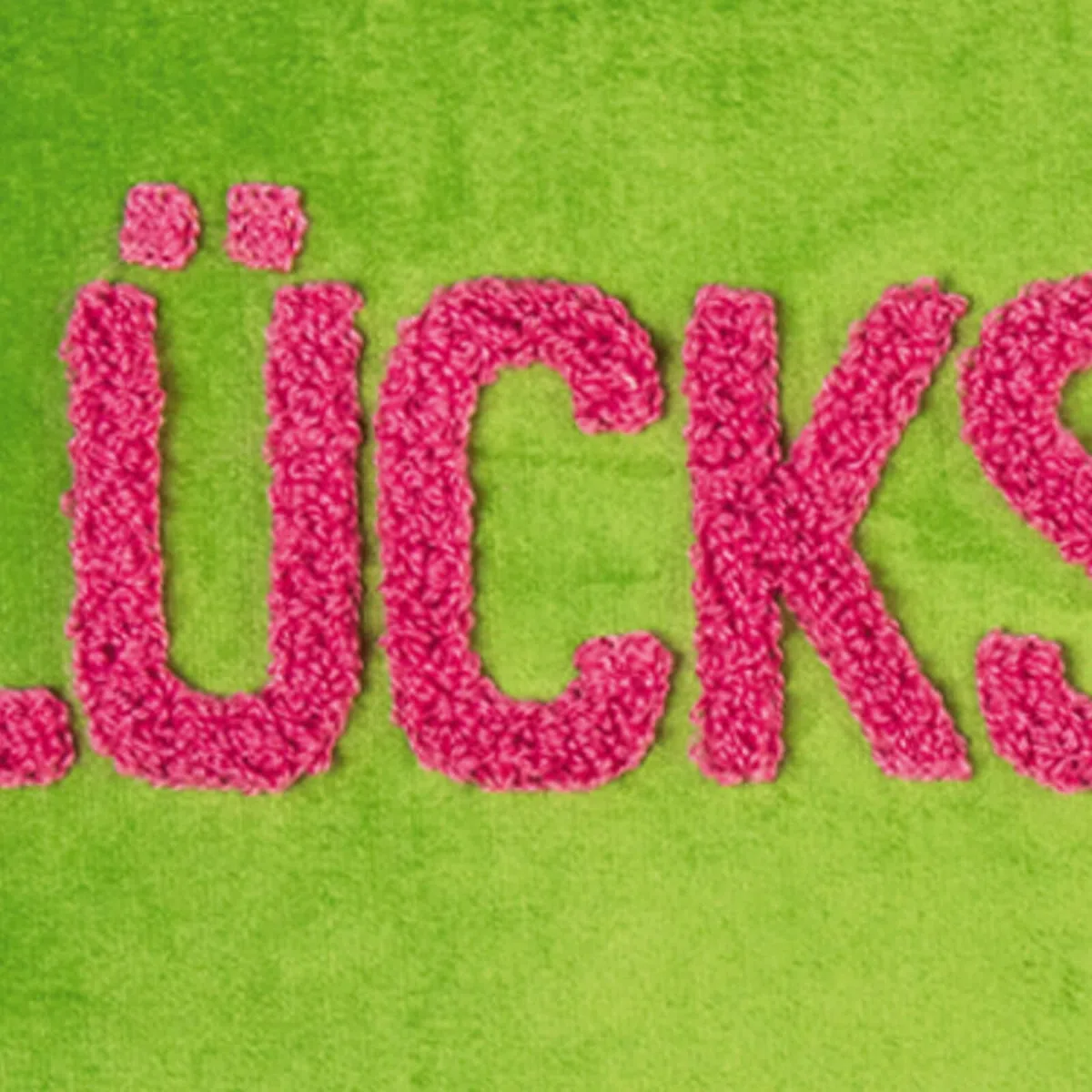 PAD Letters hot pink, 30 x 50 cm