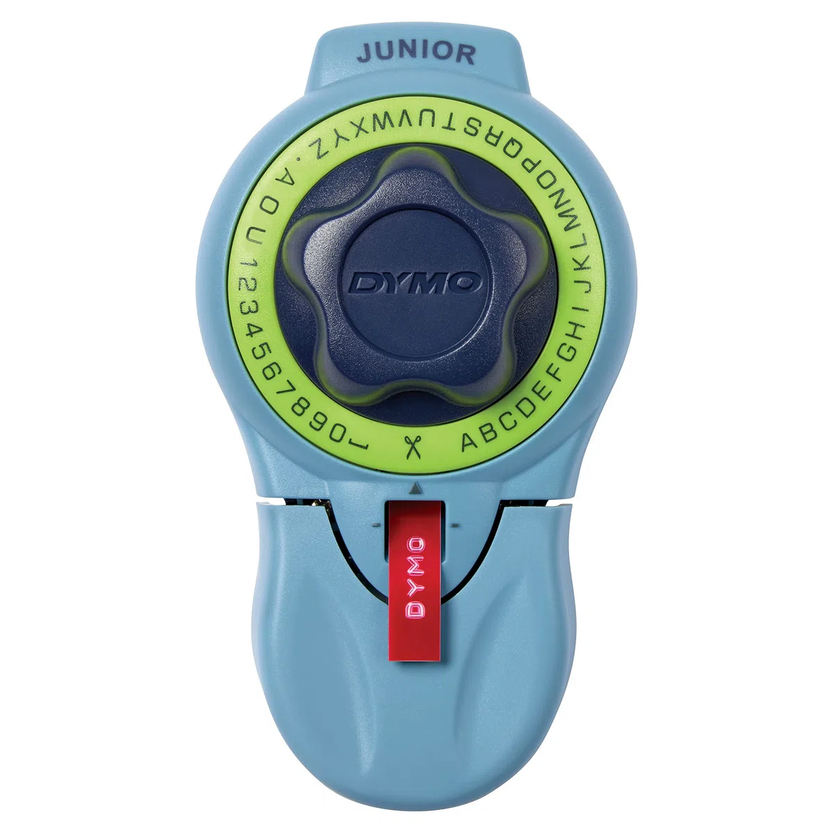 DYMO Junior Etikettenprägegerät | Ergonomisches Beschriftungsgerät für eine komfortable Verwendung durch Erwachsene und Kinder konzipiert | für den Heimbedarf