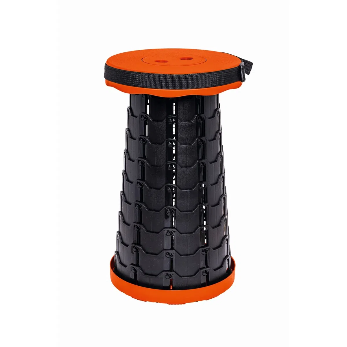 Avit Klapphocker Höhenverstellbar, Tragbarer Teleskophocker 6–46 cm, bis 200 kg belastbar, Rutschfester Stand, Leicht, Campinghocker für Baustelle, Garten, Angeln, Wandern, Picknick, BBQ, AV00010