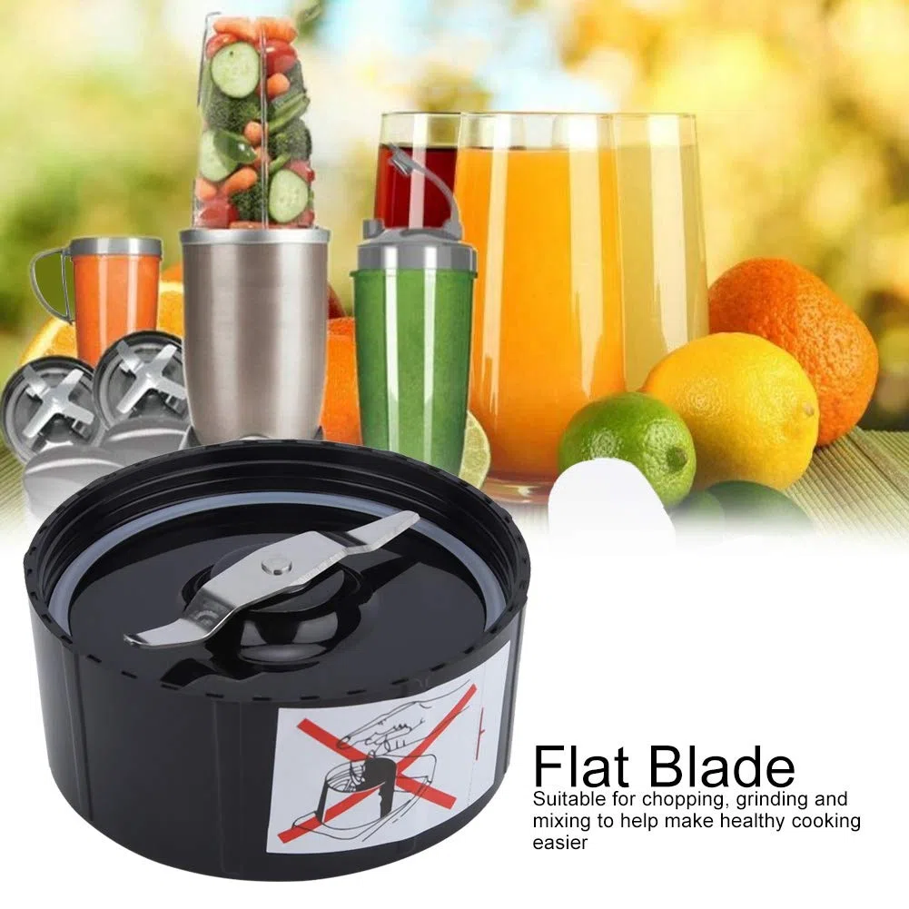 Extraktionsklinge, 250W Kreuz- und flache Extraktionsklinge Ersatz-Entsafter Zubehör Teile Entsafterhalter Klingenmischer Fit für Magic (Flat blade shape)