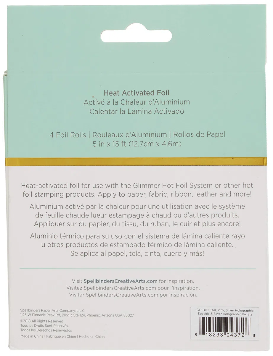 Spellbinders Glimmer Hot Foil, mehrfarbig, 12,7 cm x 4,57 m