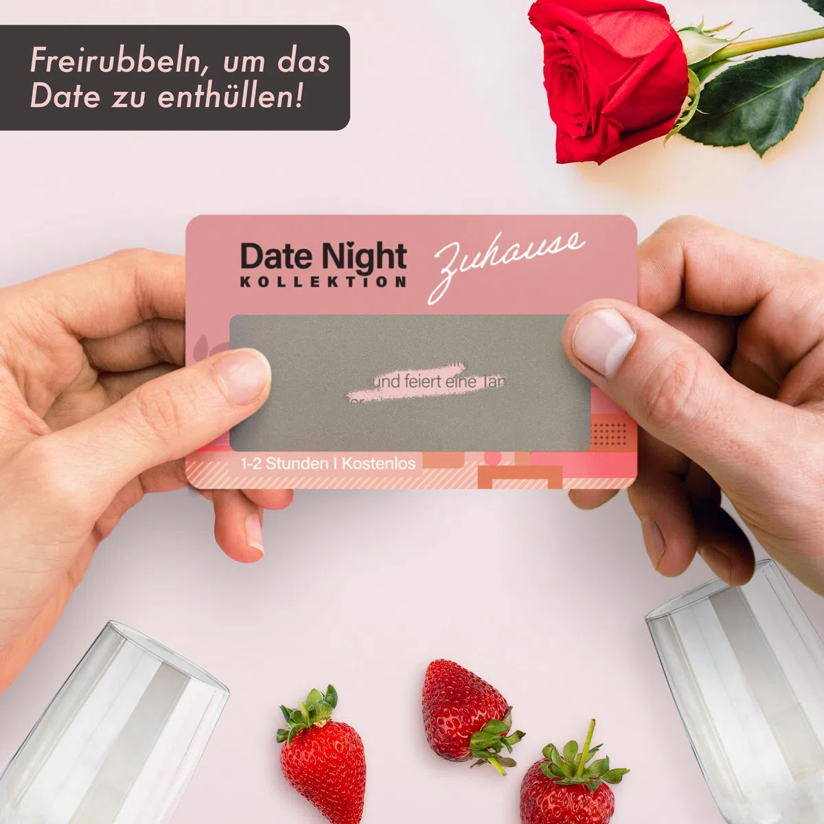 Lulu & You 55 Rubbelkarten für Paare – Kreative Ideen für Date Nights – Romantisches Geschenk für Paare – Überraschende Date Night Cards als gemeinsame Zeit Geschenk