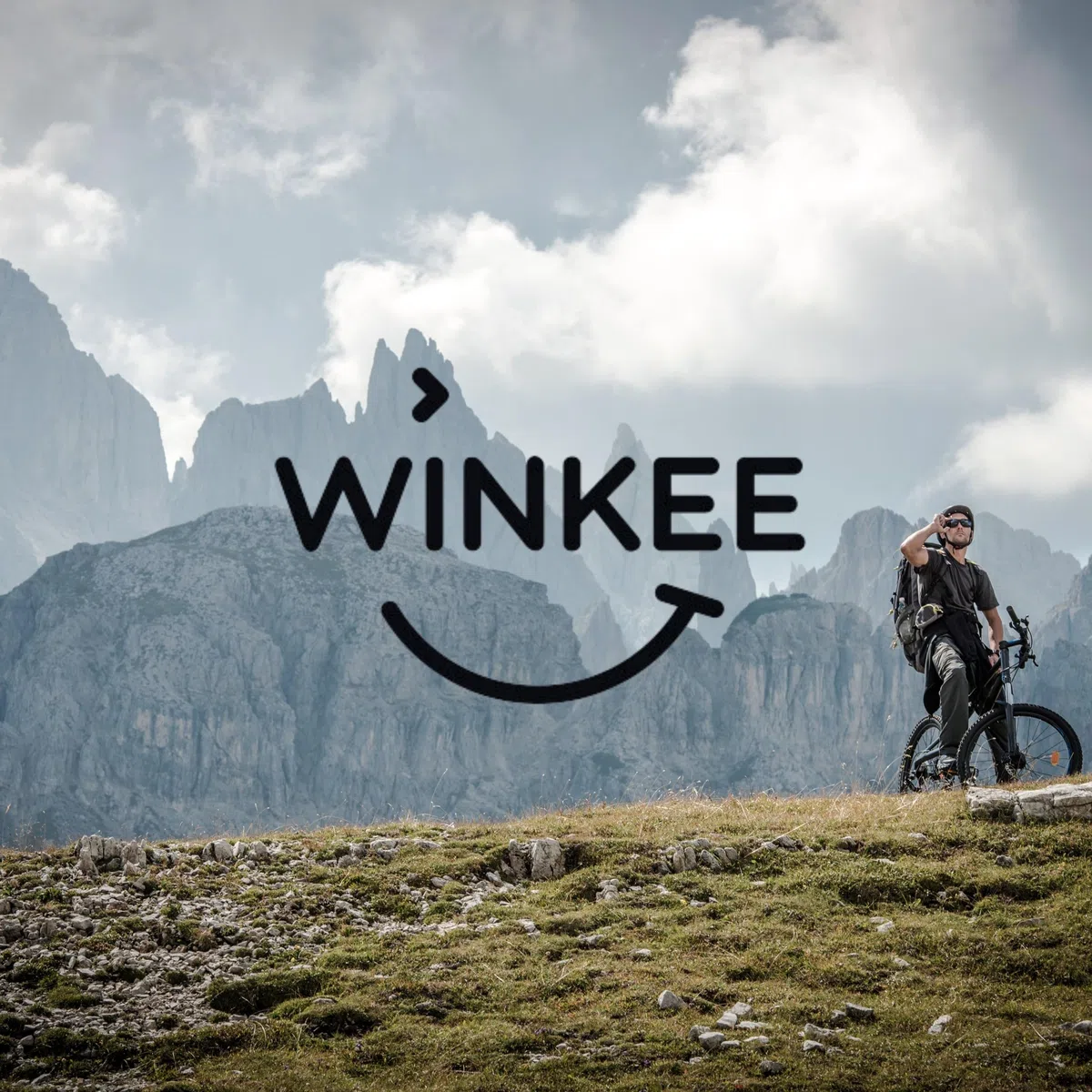 Winkee - Fahrrad-Kaffeetasse - Stilvolle Kaffeetasse mit Fahrradgriff I Fahrrad Teetasse I Perfektes Fahrradzubehör