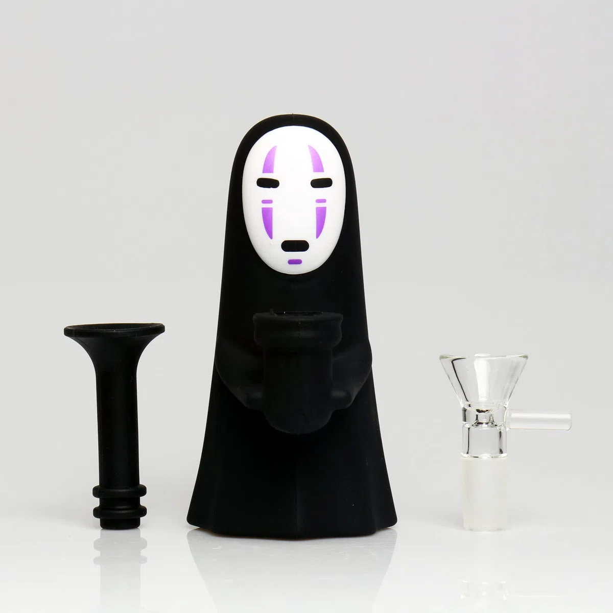 Silikon-Mini-Bong-Wasserbong aus Kunststoff, mit Räucherbong-Perkolator, 14,5 mm Silikon-Wasserpfeife, Bong-Schale, 16 cm Wasserbong mit weichen, sicheren, abnehmbaren Wasserpfeifen, gesichtslosen