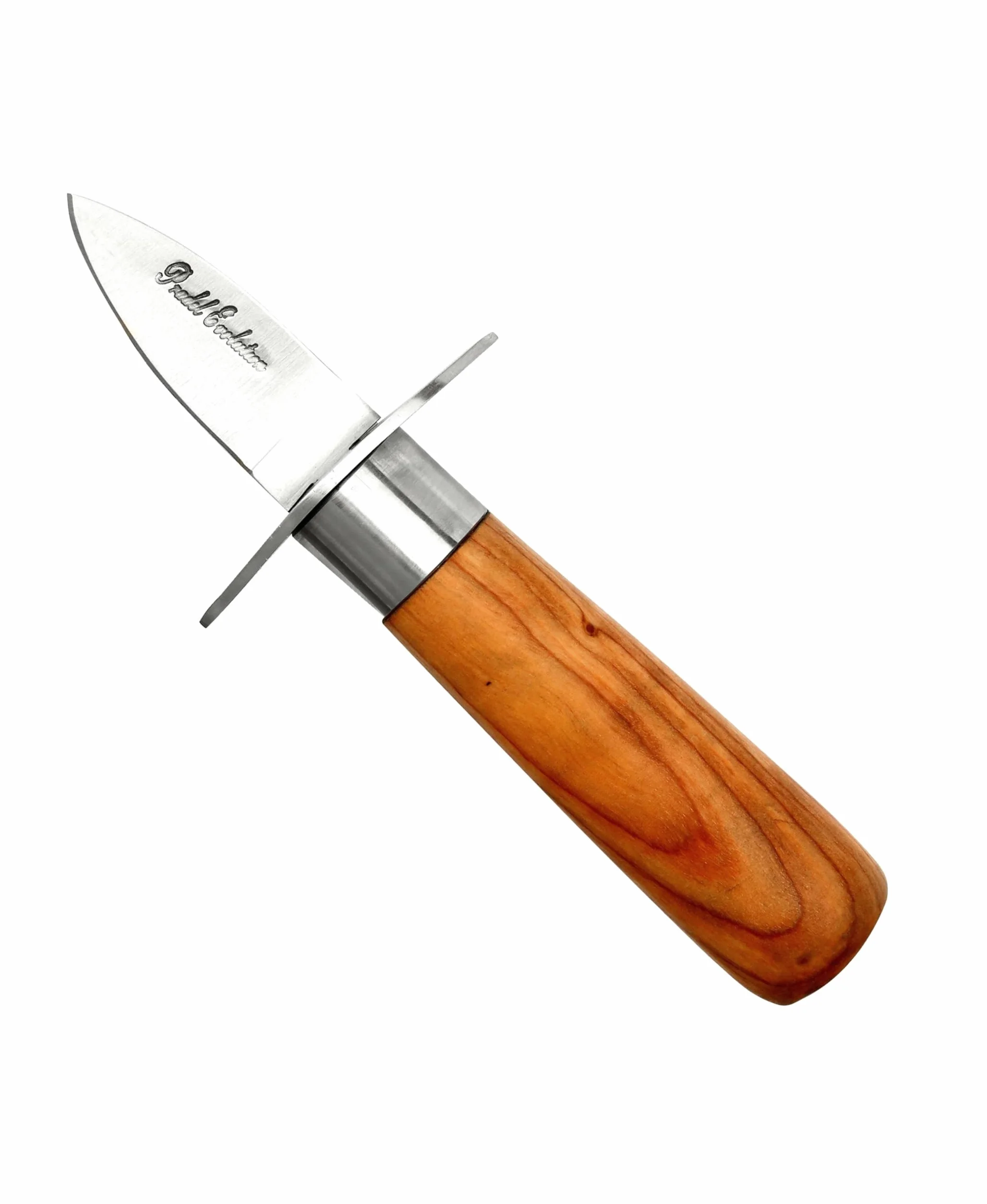Couteau à Huître SAFETY PRO 13.5 cm - Lancette à Huitre Teck avec Garde