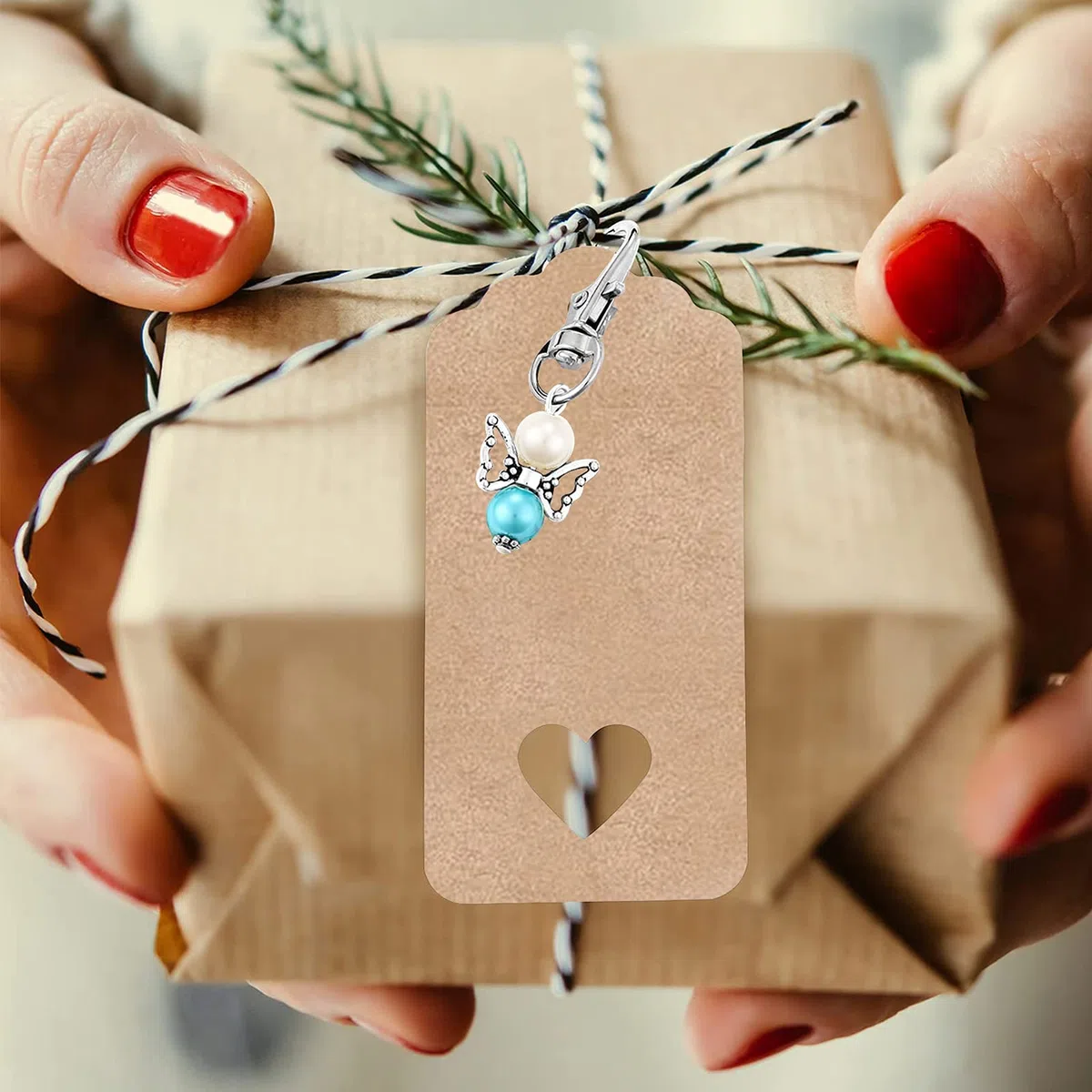 60 Pcs Engelanhänger, 20 set Hochzeit Taufe Anhänger,Engel Anhänger Schlüsselanhänger,kleine schutzengel anhänger,Gastgeschenke Kommunion,Schutzengel+Organza,Gastgeschenke Taufe Hochzeit