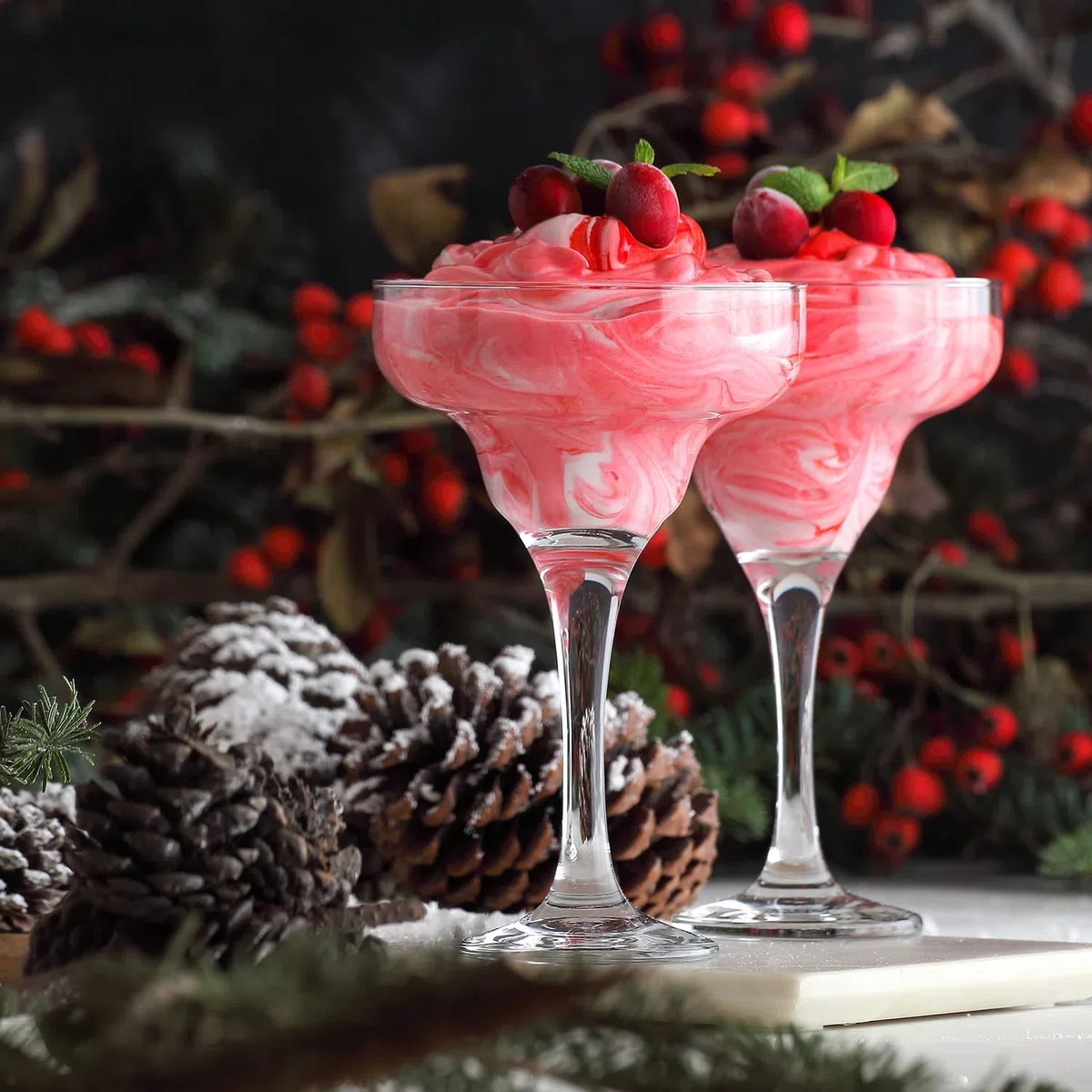 Margarita-Gläser, 2er-Set – Margarita-Cocktailgläser – klare Gläser zum Trinken von Martinis, Manhattans, Wodka, Gin und Cocktails (6 oz)