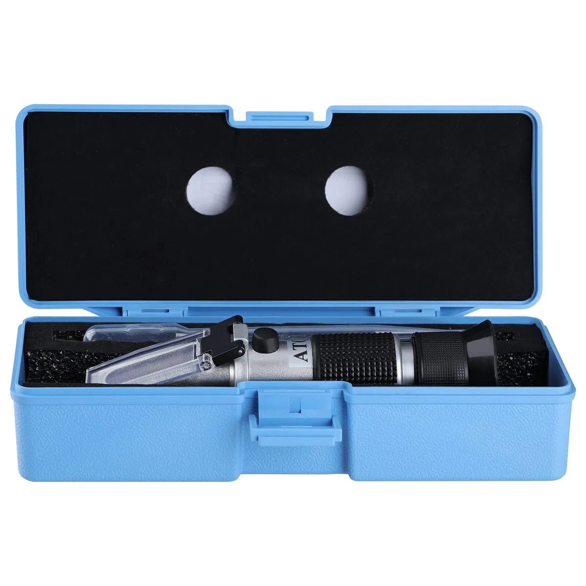 Refraktometer Honig, Honigtester mit dreifacher Skala (Wassergehalt: 12-27%, Brix: 58-92%, Be': 38-43), Hand Brix Refraktometer für Honig, Ahornsirup, Melasse und Imkerei