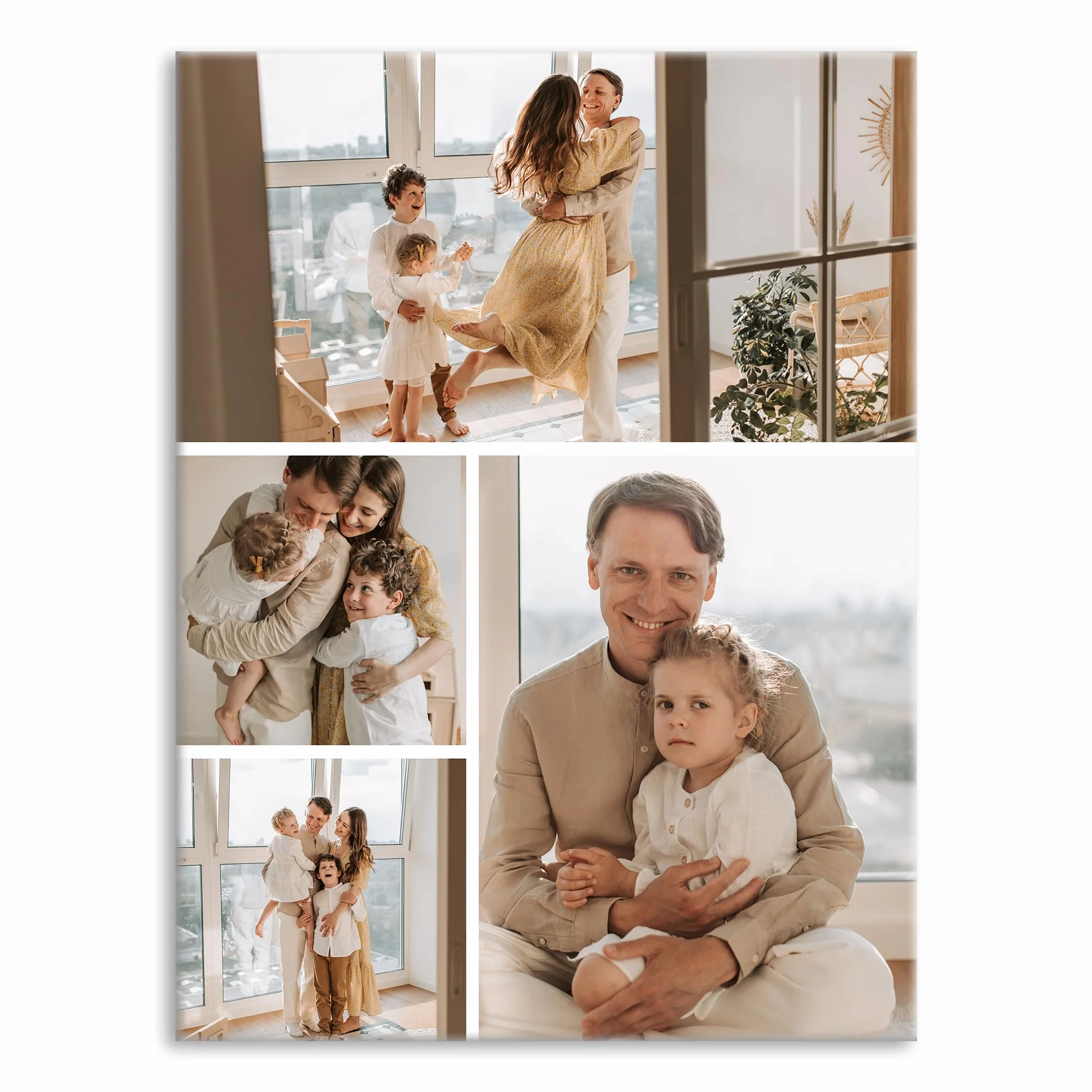 GP TONER Ihr FOTO auf Leinwand Personalisierte Multi Foto Ihr eigenes Bild auf Leinwand mit Holzrahmen Kunstdruck Bild Collage Foto 40x50 cm
