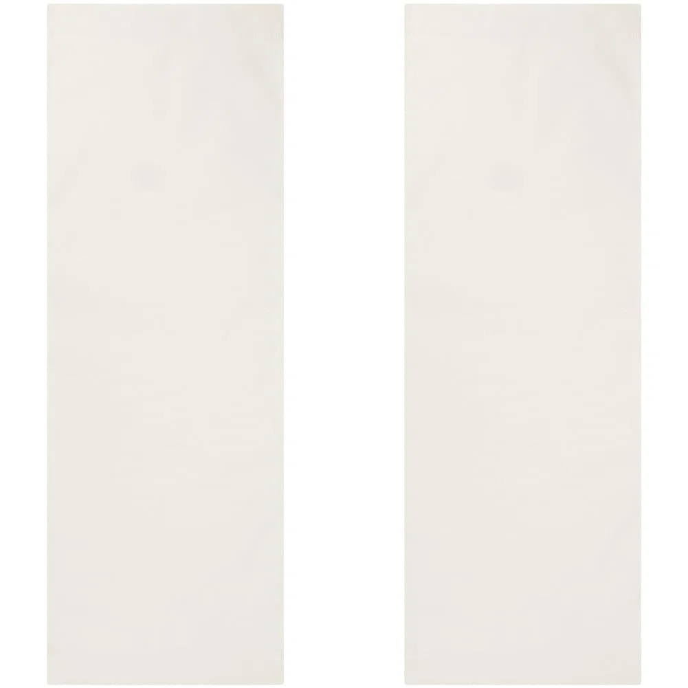 GORGECRAFT 2 Stück Ersatz Segeltuch Für Strand Sling Sessel Weiß Ersatz Stoff Für Klappbare Liegestühle Für Den Außenbereich 120 x 43cm Stoff Für Liegestühle Zum Sonnenbaden Garten Innenhof Strand En