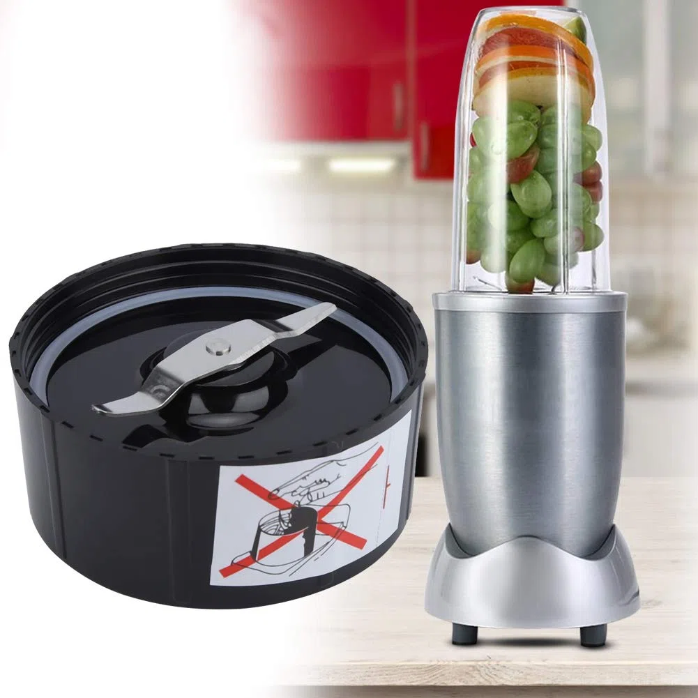 Extraktionsklinge, 250W Kreuz- und flache Extraktionsklinge Ersatz-Entsafter Zubehör Teile Entsafterhalter Klingenmischer Fit für Magic (Flat blade shape)