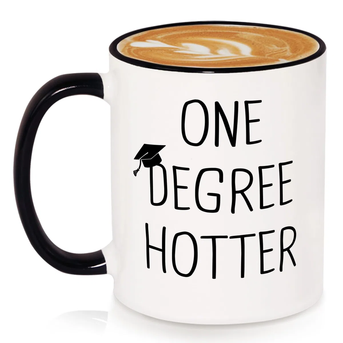 Bachelor Geschenk, Master Abschluss Geschenk- One Degree Hotter Tasse zum Abschluss, Erfolg, Abitur(11oz)