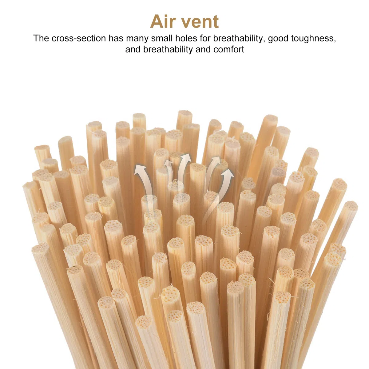 100 Stück Peddigrohr Staken, Flechtmaterial,Rattanstäbchen für Aroma Diffuser lang - Ersatz Duft Stäbe, Raumduft Stäbchen,Ø 3mm Flechtmaterial für Erstellen von Körben, Büro,Zuhause (30CM)