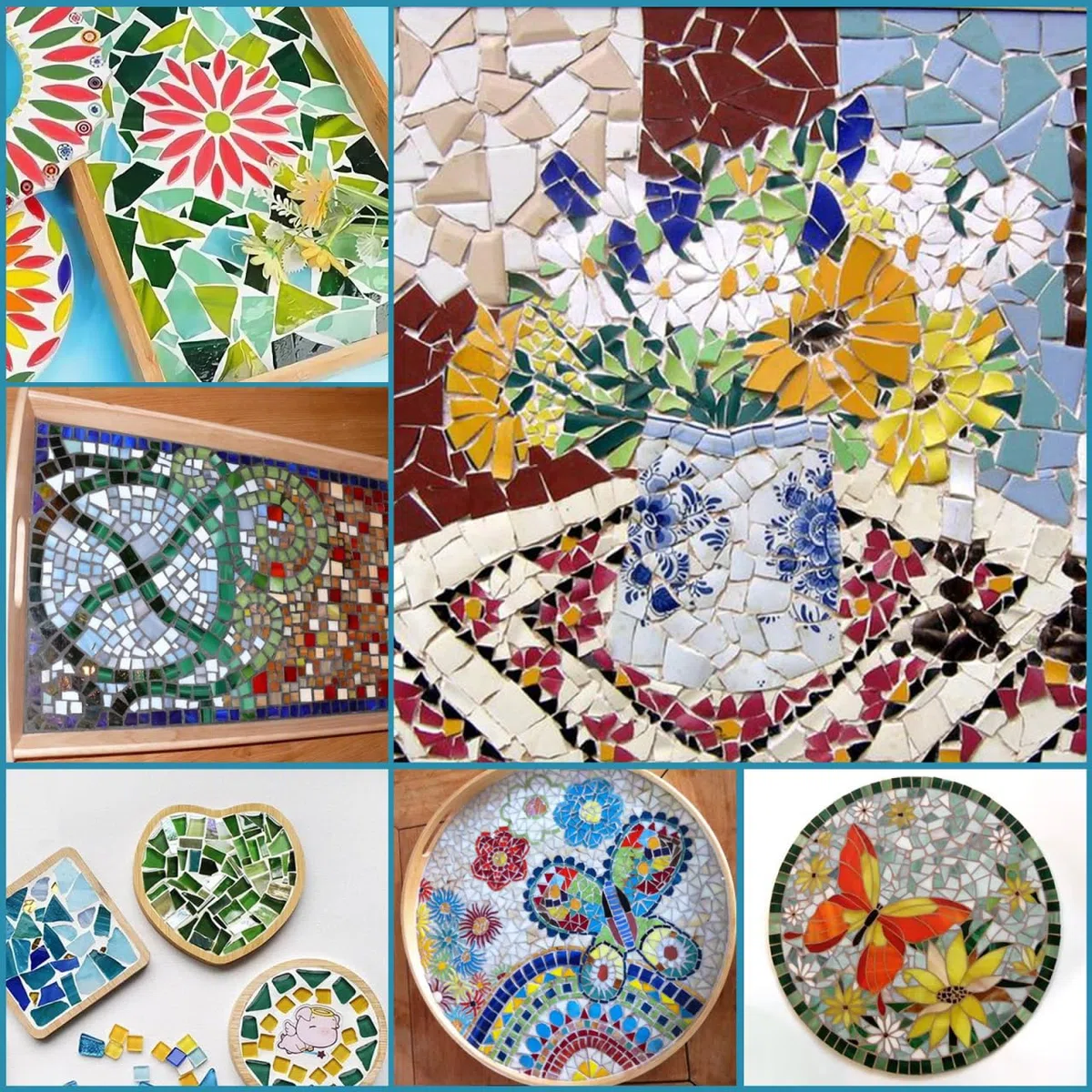 Lurrose 200G Bunte Keramik Mosaikfliesen Unregelmäßige DIY Mosaiksteine für Kreative Bastelprojekte Sicher und Langlebig für Garten Badezimmer und Heimdekoration