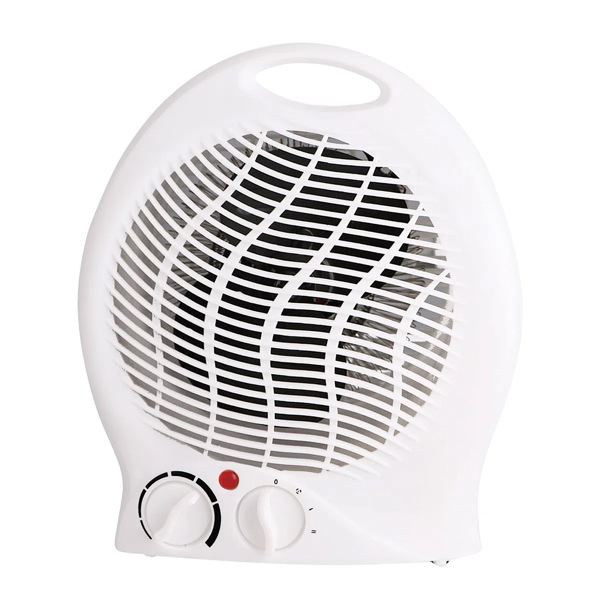 Heizlüfter mit 3 Heizstufen | kompaktes Heizgebläse | starkes Gebläse 2000W | mit Überhitzungsschutz und Kippschutz (Heizlüfter weiß 1000/2000 Watt)