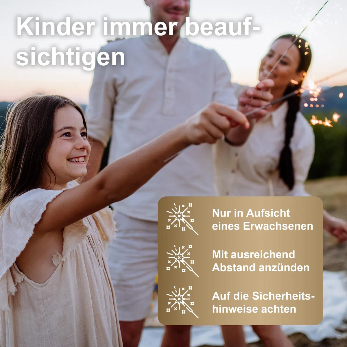 h2i Wunderkerzen | 100 Stück | 28 cm | Brenndauer ca. 60 Sek | Geburtstagskerzen Sprühkerze Spritzkerze Sternenspritzer und Funkenzauber für Party Hochzeit Silvester Geburtstag | Kat F1