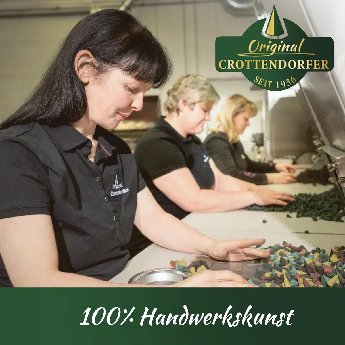 Crottendorfer Räucherkerzen 10er Pack (10 x 24 Stück) – Weihrauch, Tannenduft, Sandelholz, Zimtapfel & mehr – Höhe 2,7cm, Ø 1,2cm – Angenehmer Duft mit Circa 15 Min. Brenndauer pro Räucherkegel