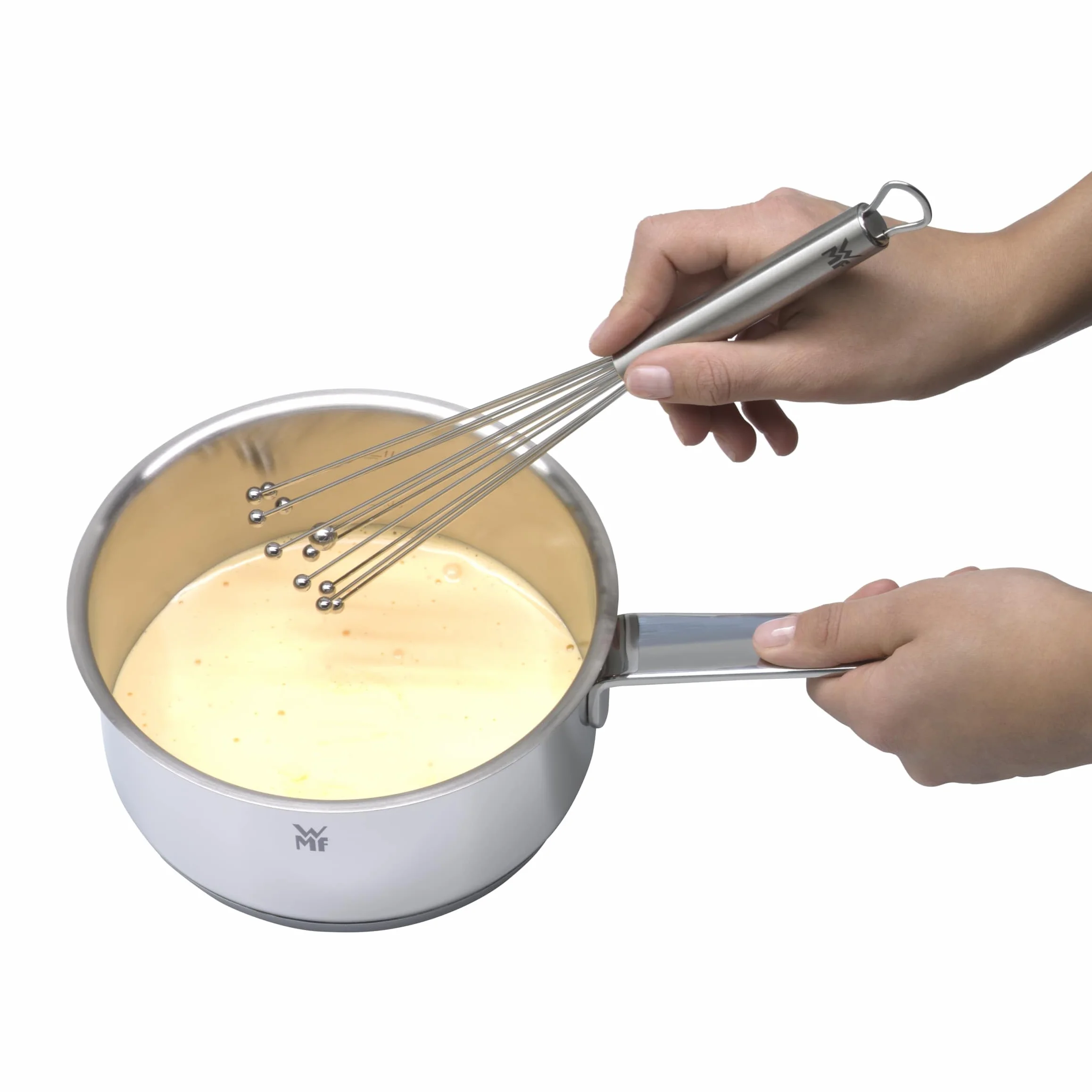 WMF Profi Plus Rührblitz 27 cm, Schneebesen Edelstahl -Kugeln, Cromargan Edelstahl teilmattiert, Rührbesen, Quirl