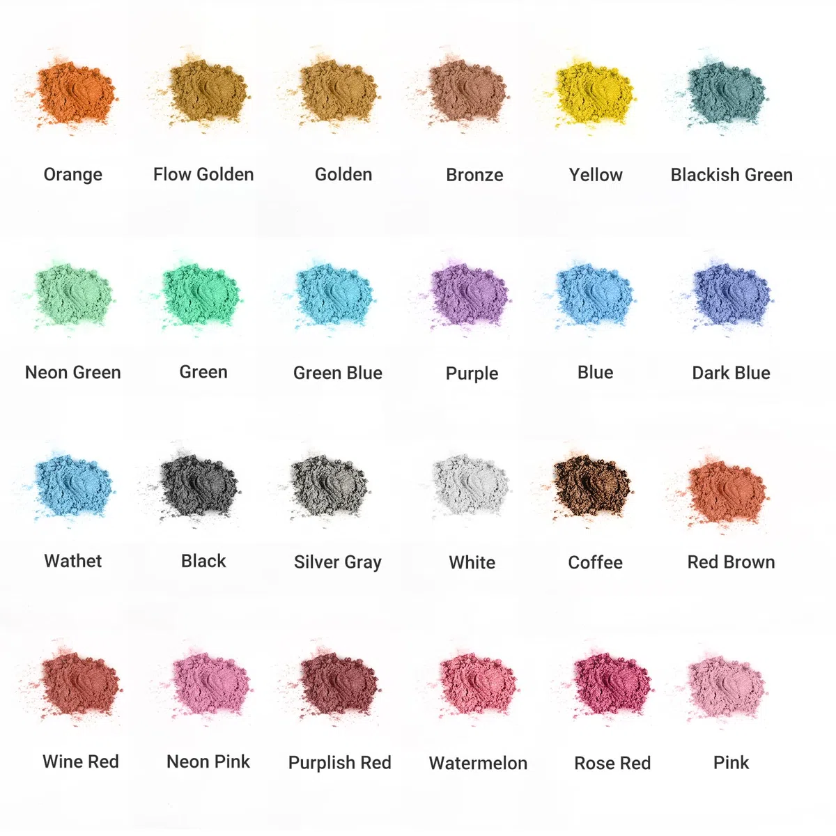Epoxidharz Farbe Mica Pulver,24 Farben * 10g, Hochwertige Farbpigmente für Gießpulver – Ideal für kreative Projekte wie Seifenfarbe, Resin, Kerzen, Badebomben, Schmuck und Schleim.