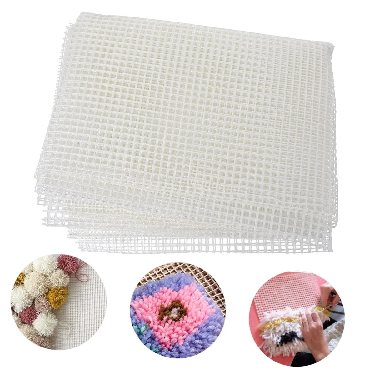 Garneck Kreuzstichplatten Für DIY Teppichdesign – Stramin Zum Knüpfen in 150x100cm - Hochwertiges Teppich Mesh Für Kreative Teppichherstellung Und Individuelle Dekoration