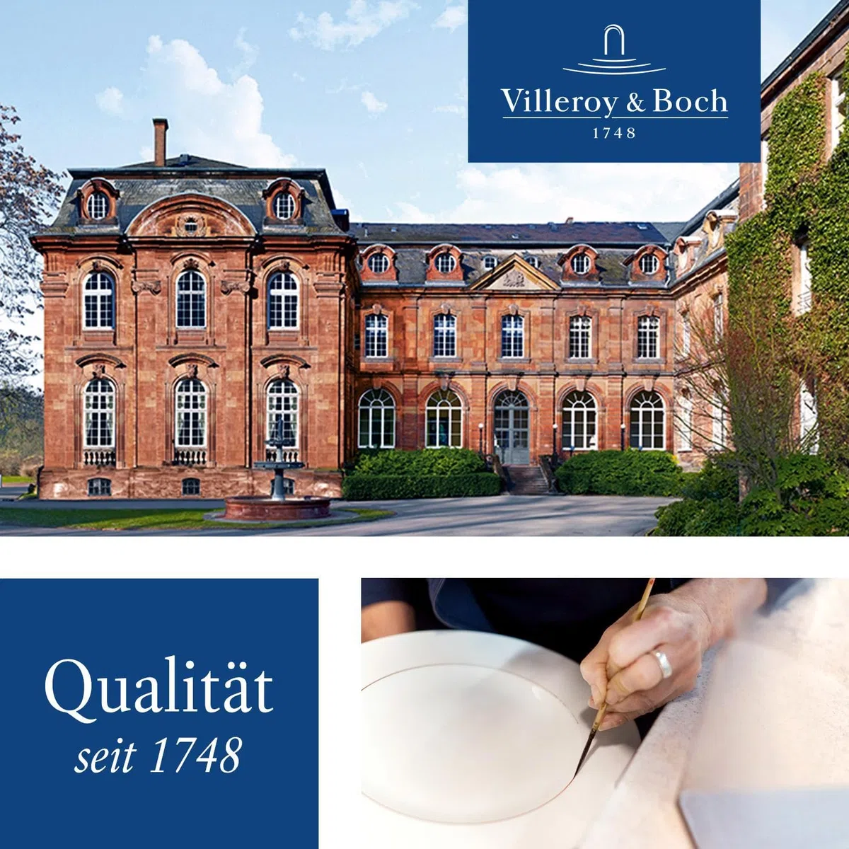 Villeroy und Boch - NewMoon Kaffeeuntertasse, dekorative, formschöne Untertasse aus Premium Porzellan, spülmaschinengeeignet, weiß, 17 cm
