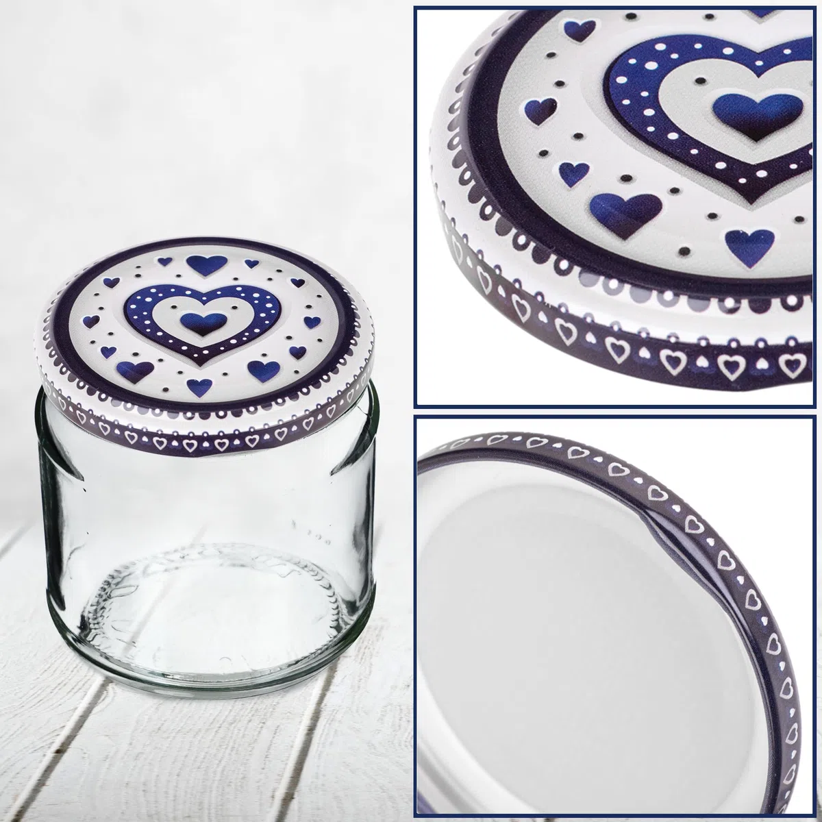 KADAX 10er Set Einmachgläser 200ml TO66, Marmeladengläser Vorratsgläser Mason Jar mit Schraubdeckel, Luftdicht & Spülmaschinenfest, Honig- & Dessertgläser