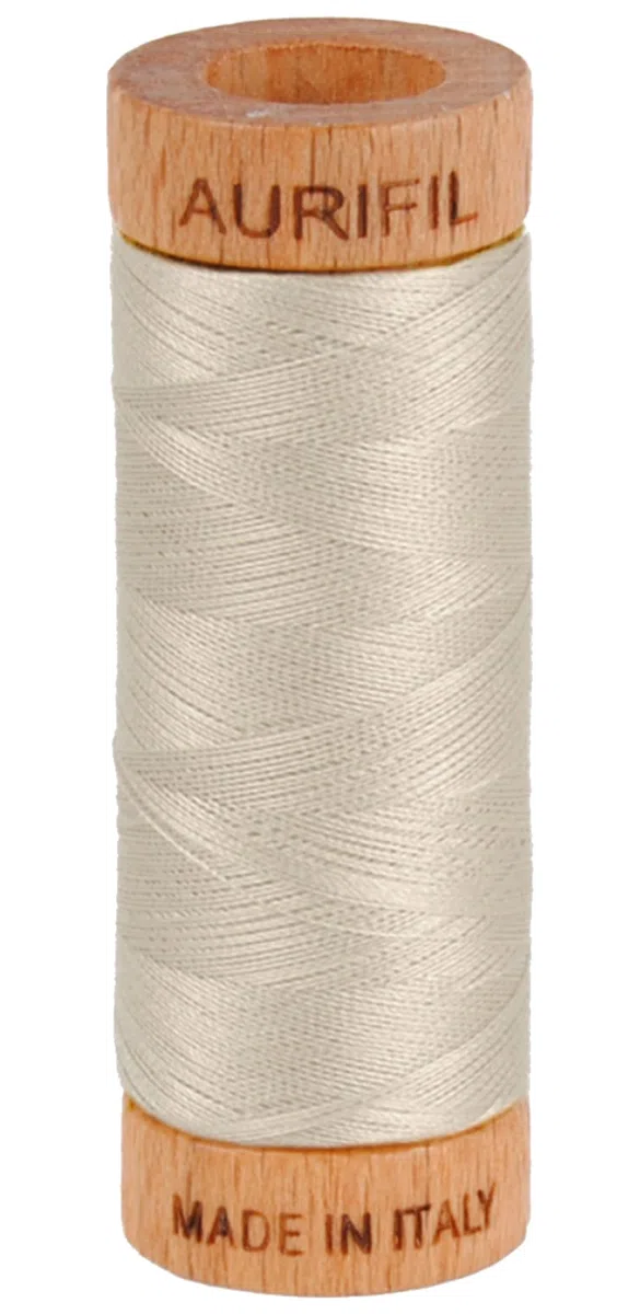 Aurifil Baumwoll-Mako-Garn, 80 W, 6725 Moondust