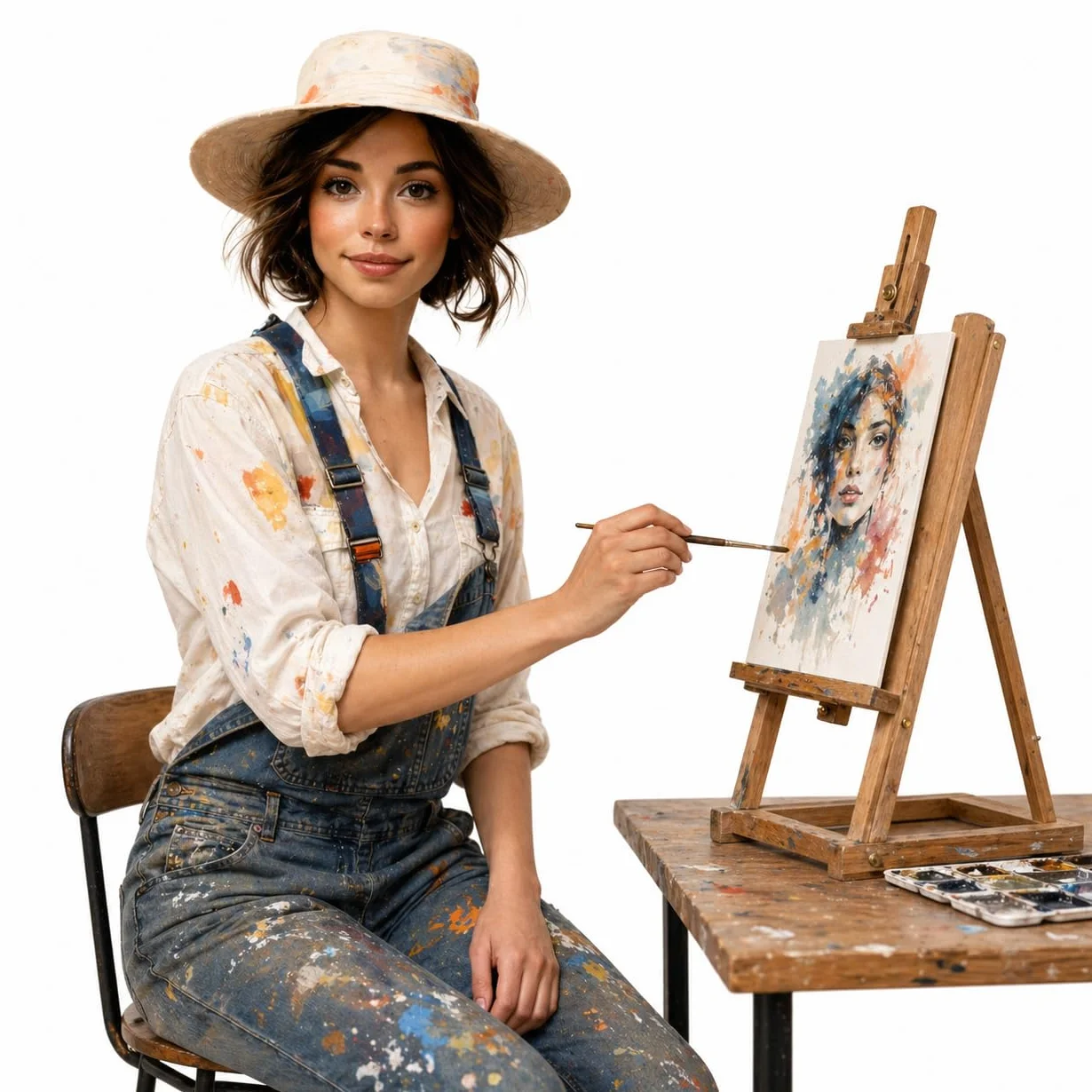 Leinwand Set zum Bemalen 20x30 cm A4 10 Stück – Malpappen aus 100% Baumwolle, 2-fach grundiert und 3mm stark – stabile Qualität, sofort bemalbar für Kinder, Anfänger & Hobby